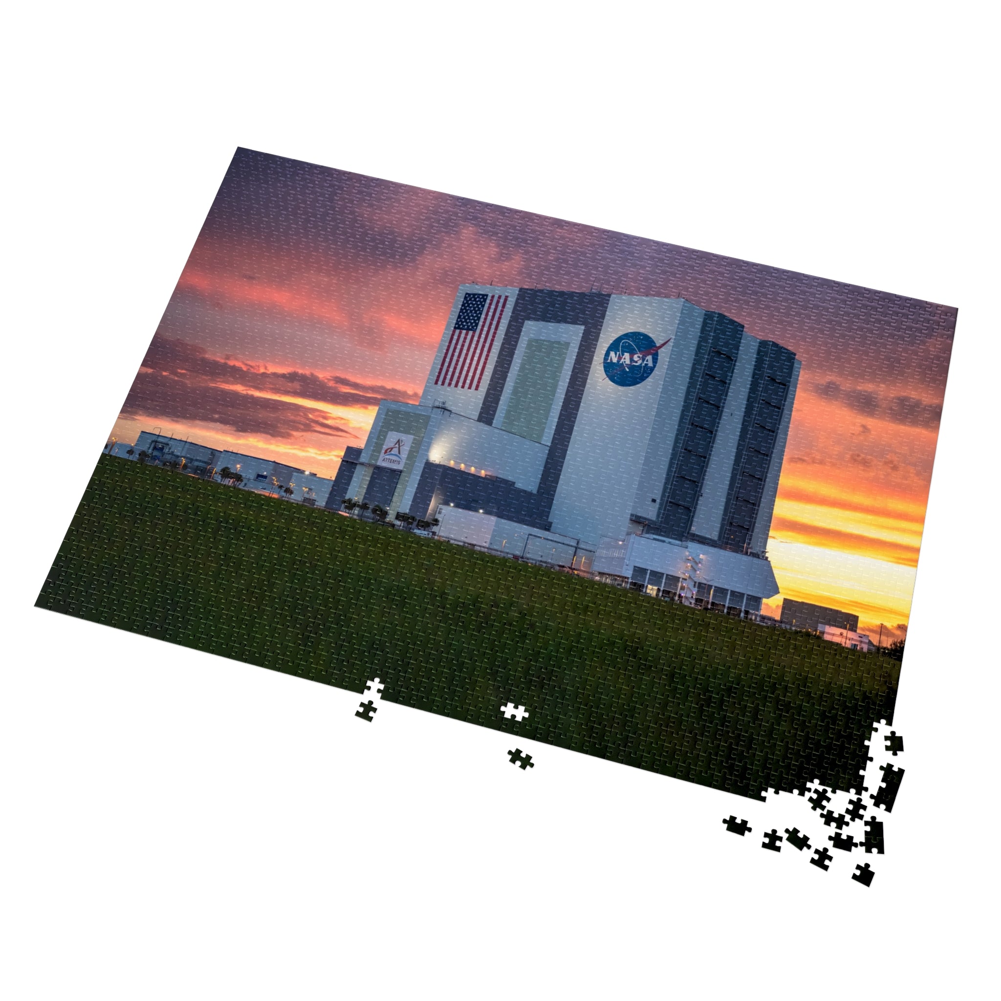 VAB at Sunset - Puzzle