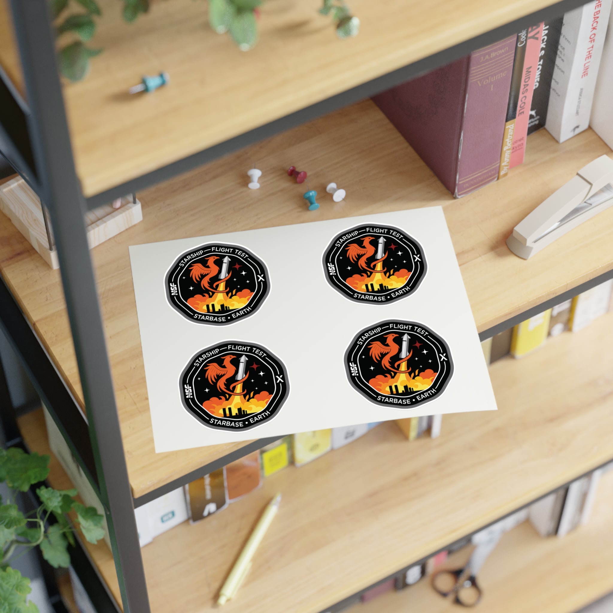 Starship Patch 10 Sticker Sheet