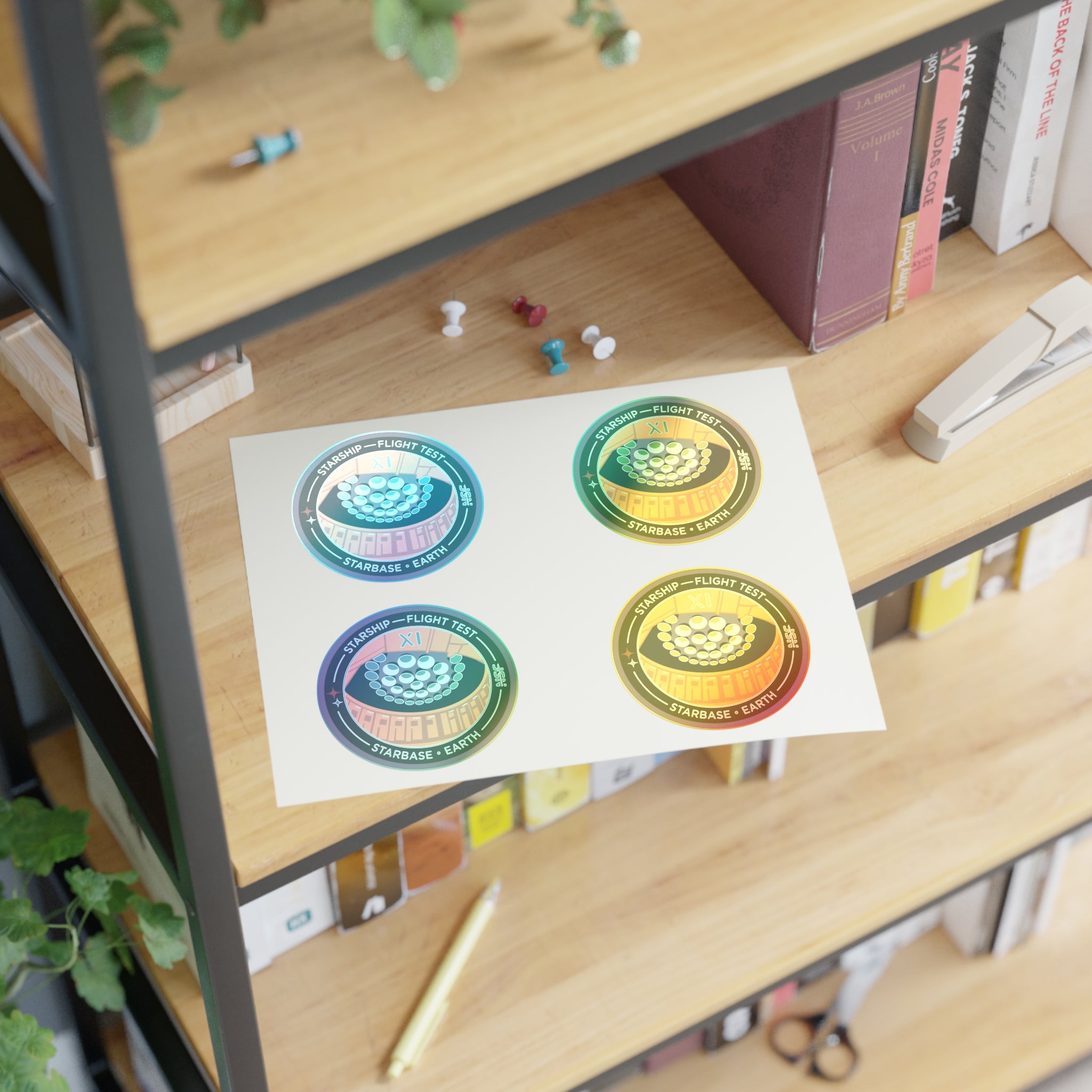 Starship Flight 11 - Sticker Sheet