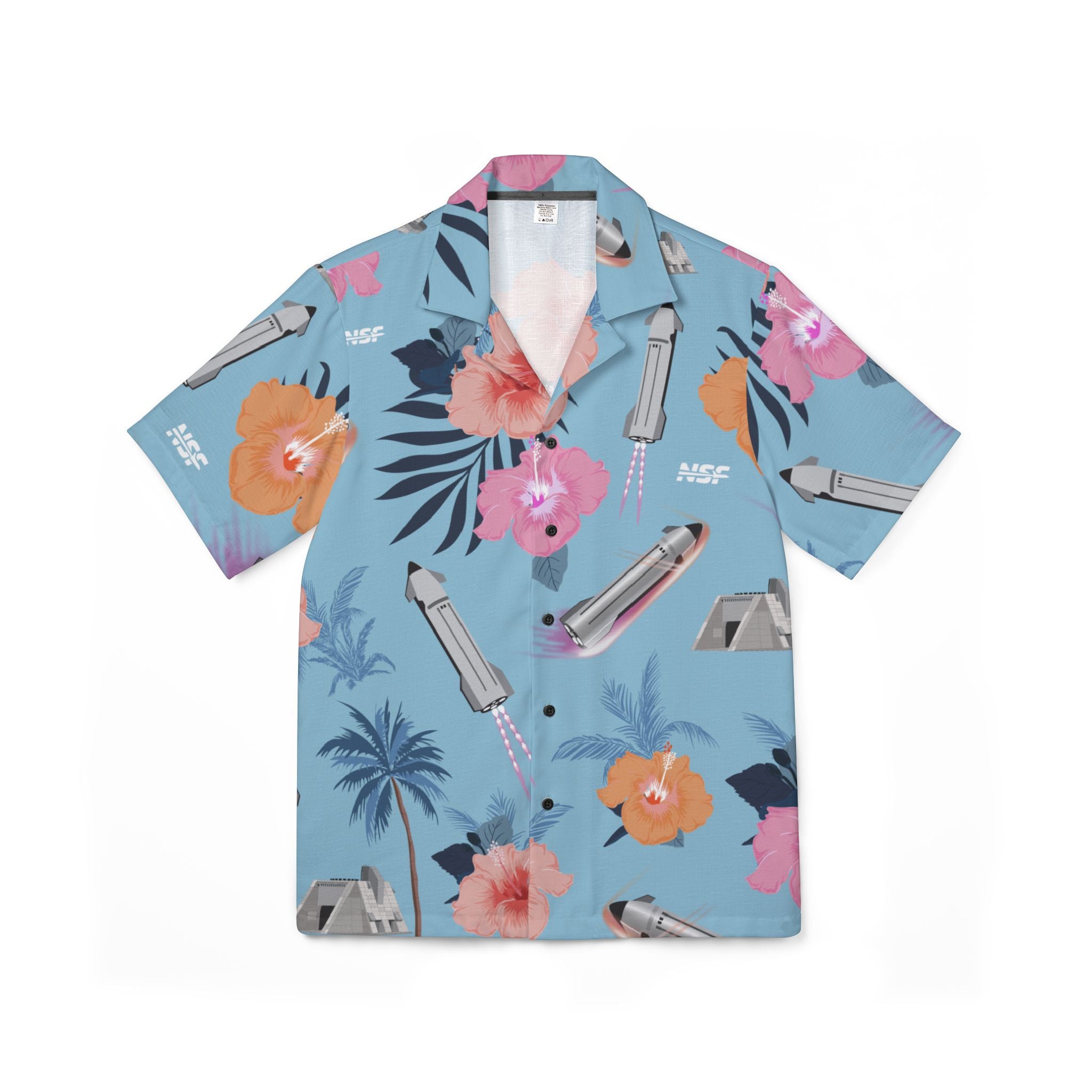Blue Starship - Hawaiian Shirt