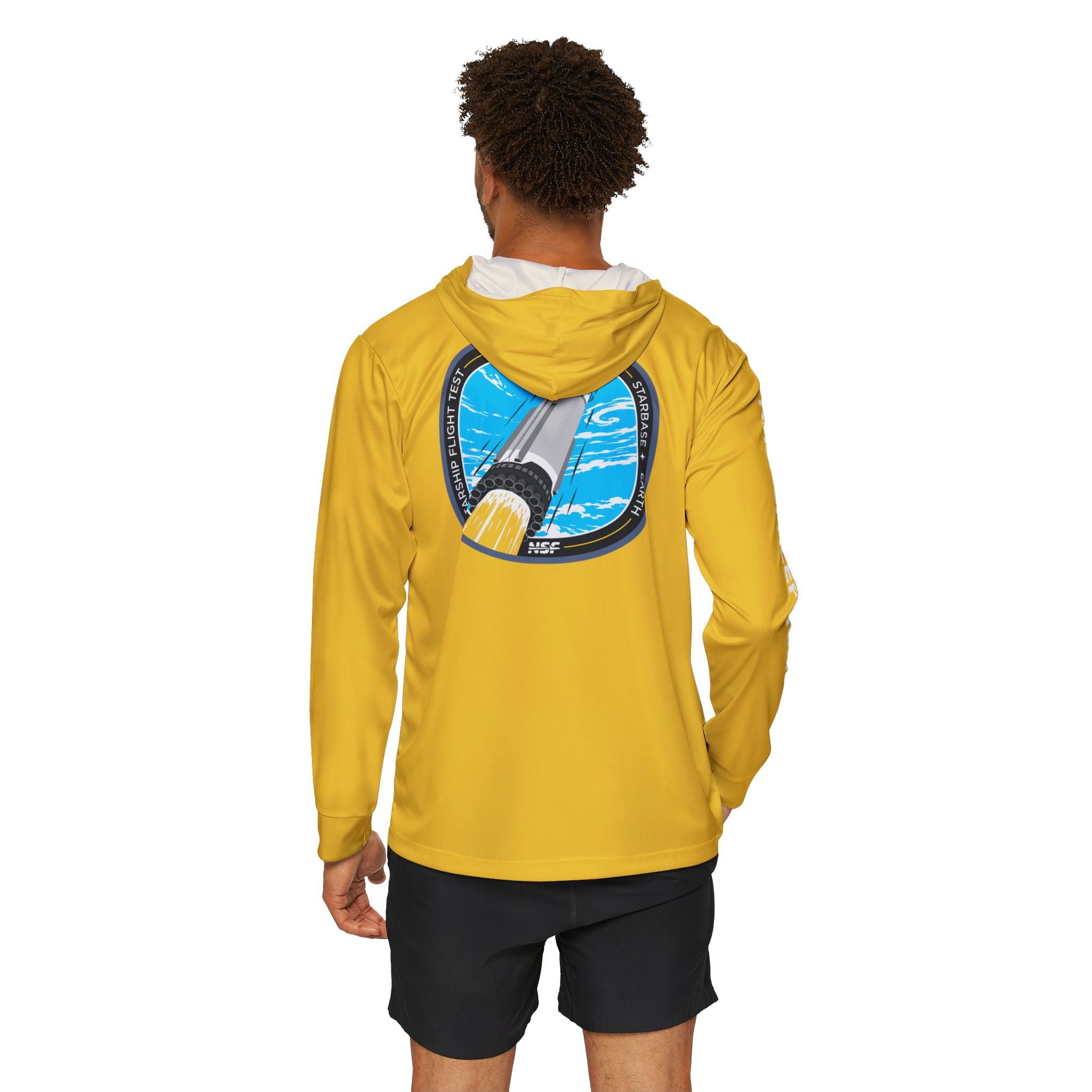 SpaceX Starship Flight 13 Sun Shirt - Yellow | UPF 50