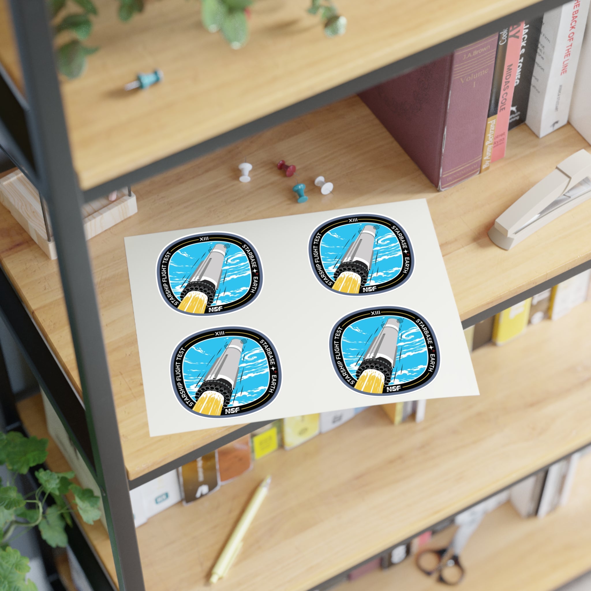 SpaceX Starship Flight 13 - Sticker Sheet