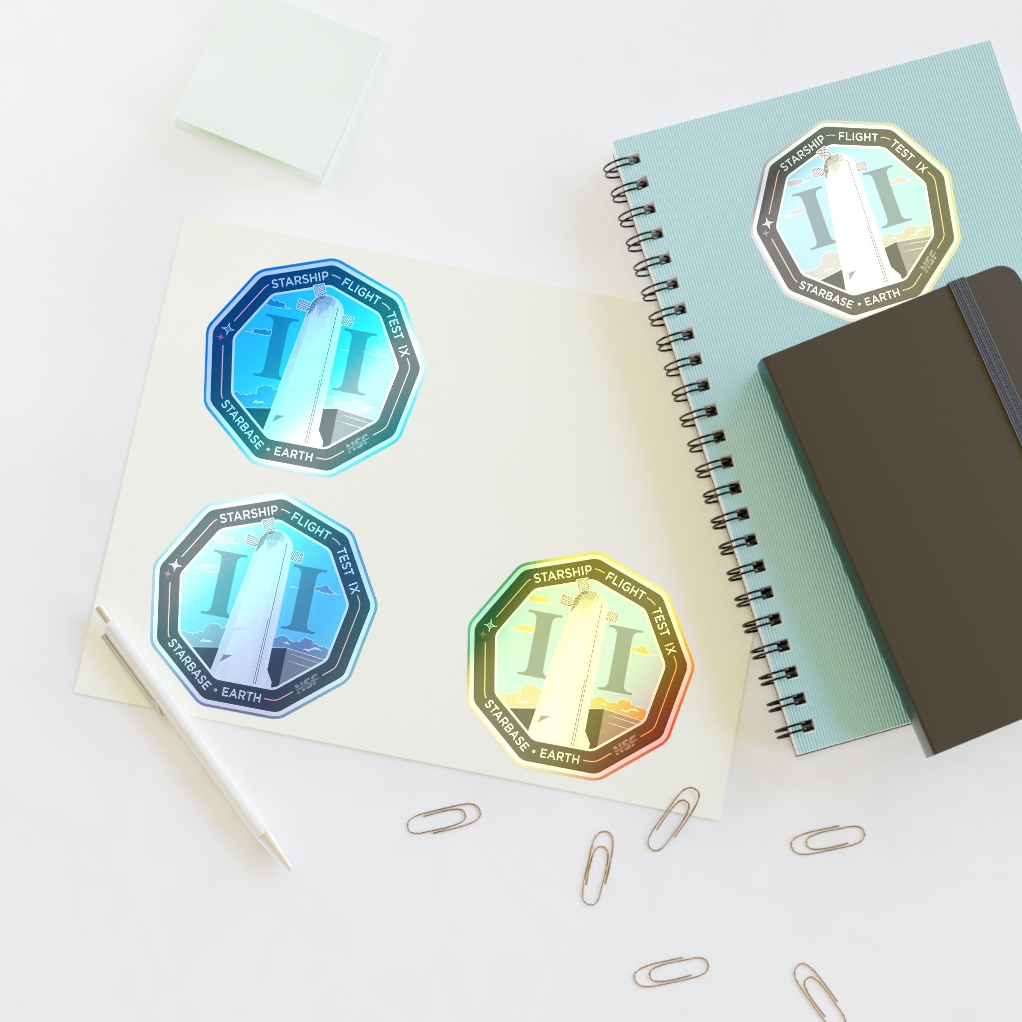 Starship Patch 9 Sticker Sheet