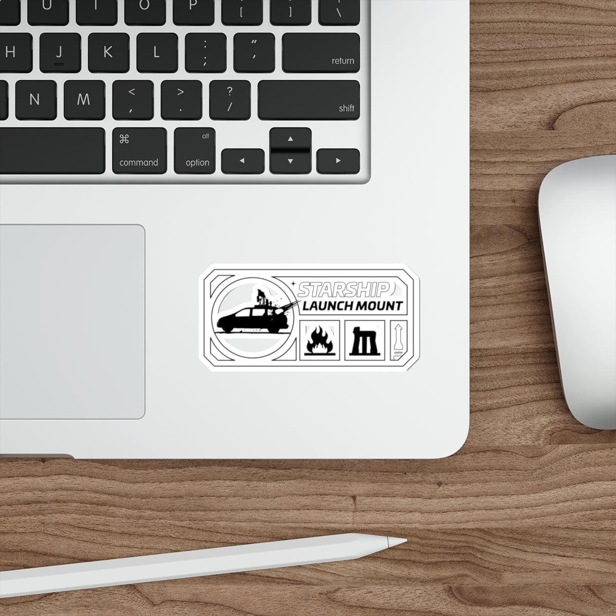 Original Launch Mount - Danger Van Sticker