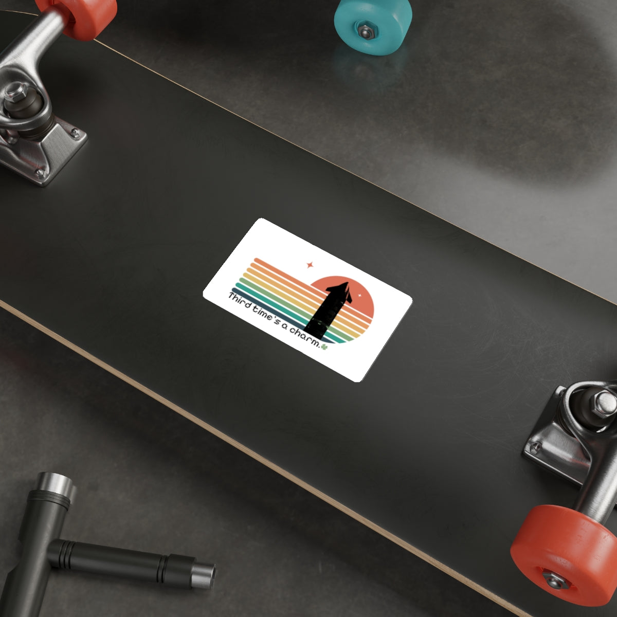 Third Time's a Charm - Sticker