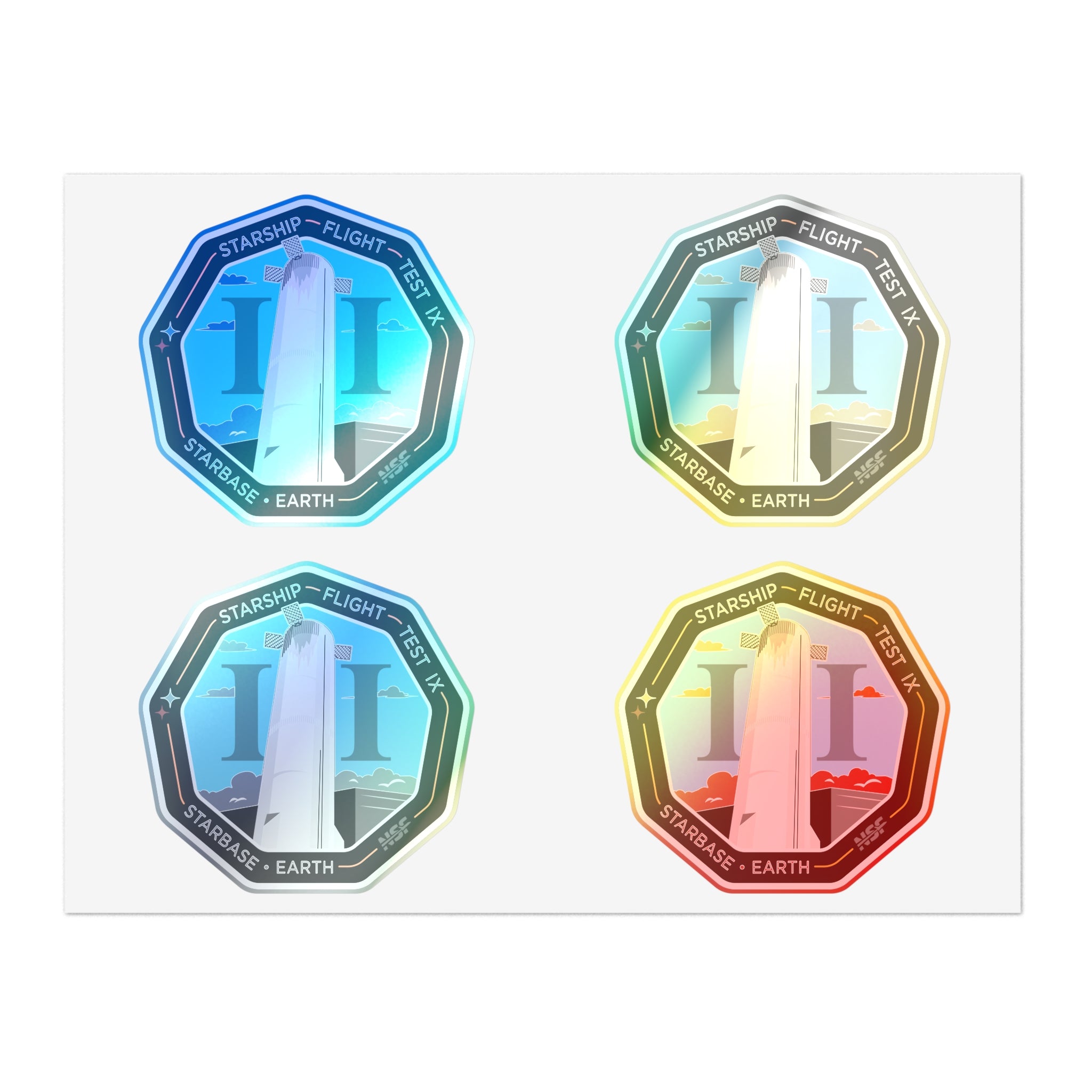 Starship Patch 9 Sticker Sheet