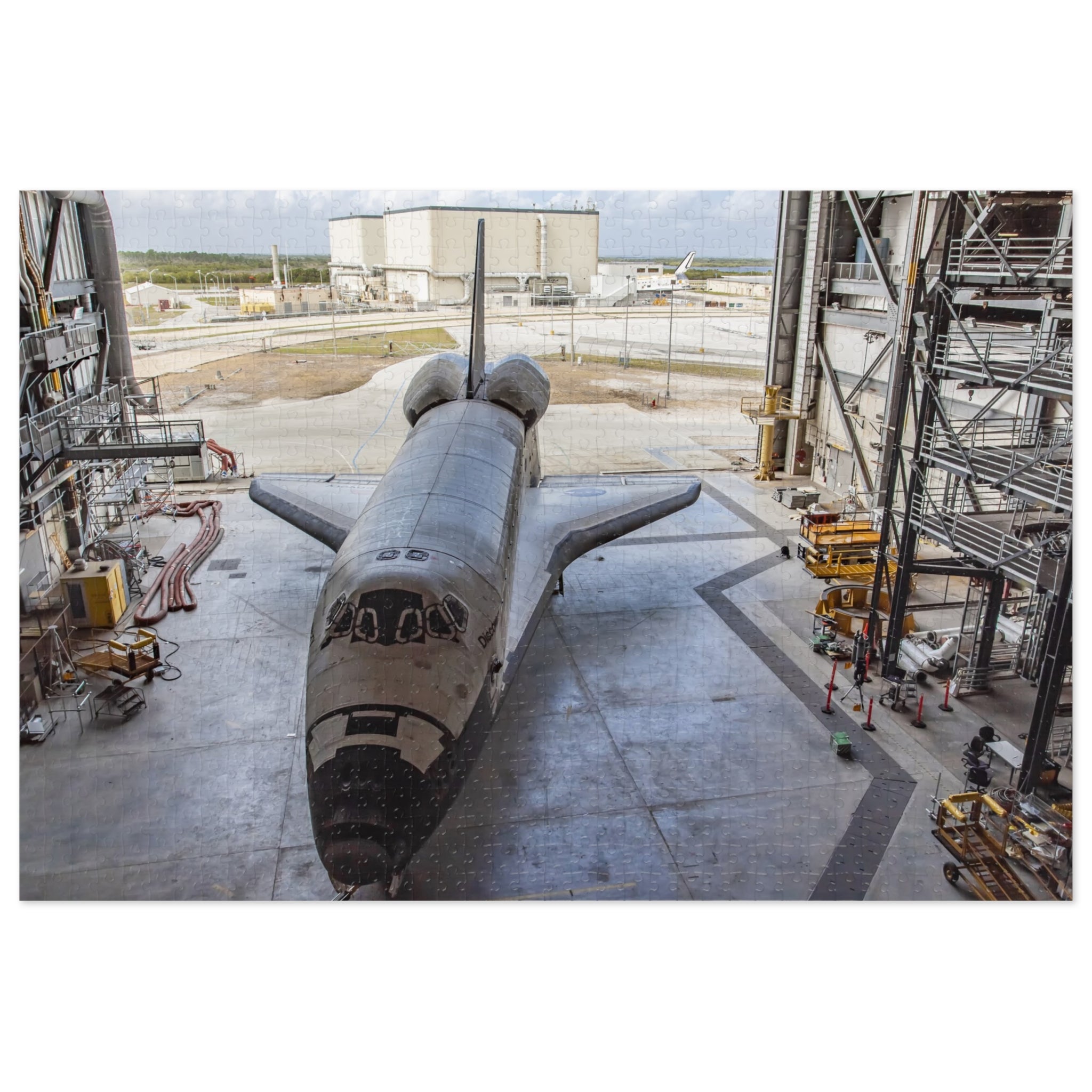 Shuttle in the Orbiter Processing Facility  - 1000 Piece Puzzle