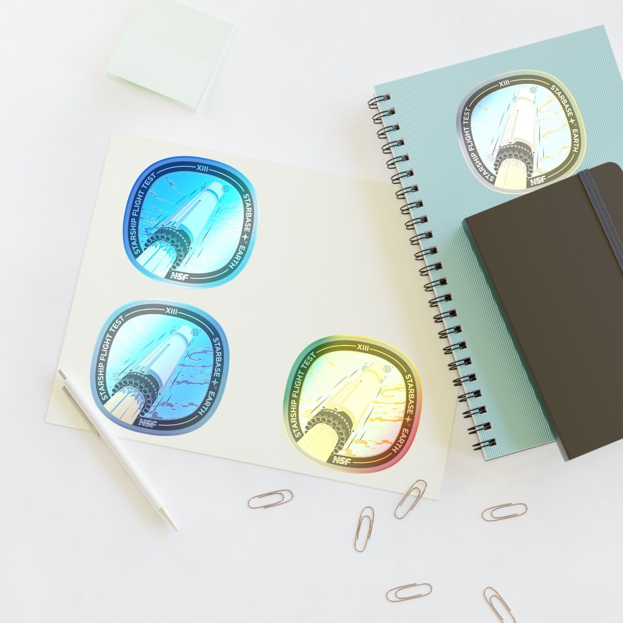 SpaceX Starship Flight 13 - Sticker Sheet