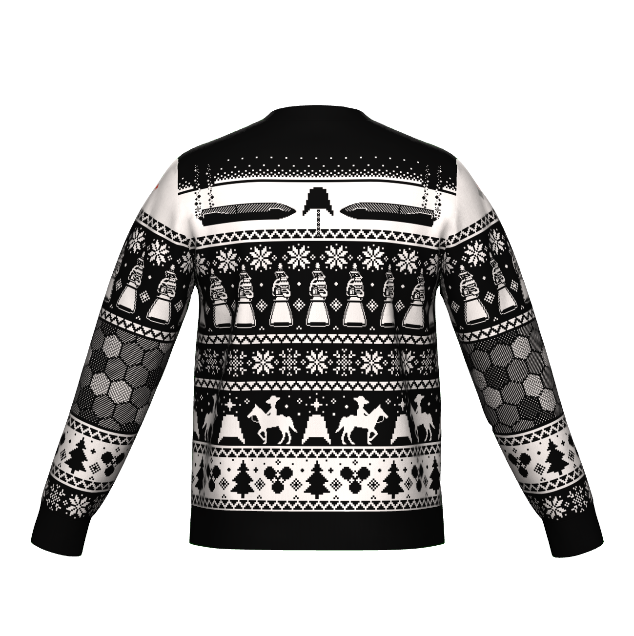 Starbase Knitted Holiday Sweater - BLACK