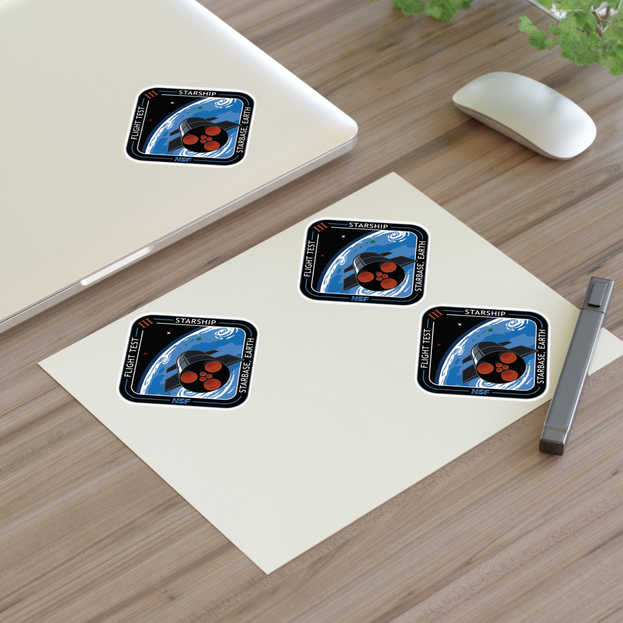 Starship Patch 3 Sticker Sheet