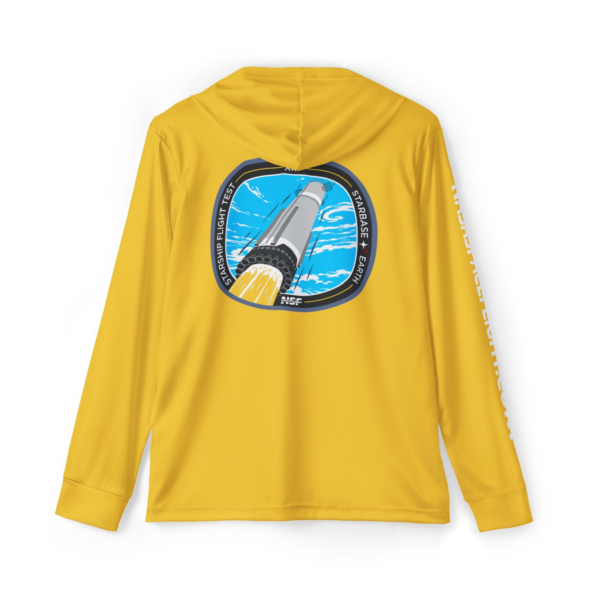 SpaceX Starship Flight 13 Sun Shirt - Yellow | UPF 50