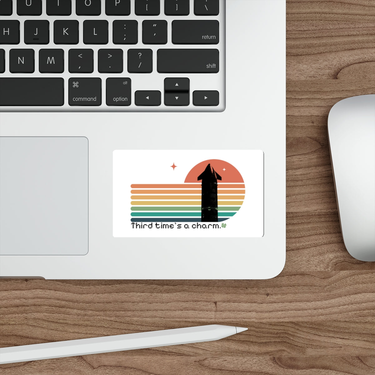 Third Time's a Charm - Sticker
