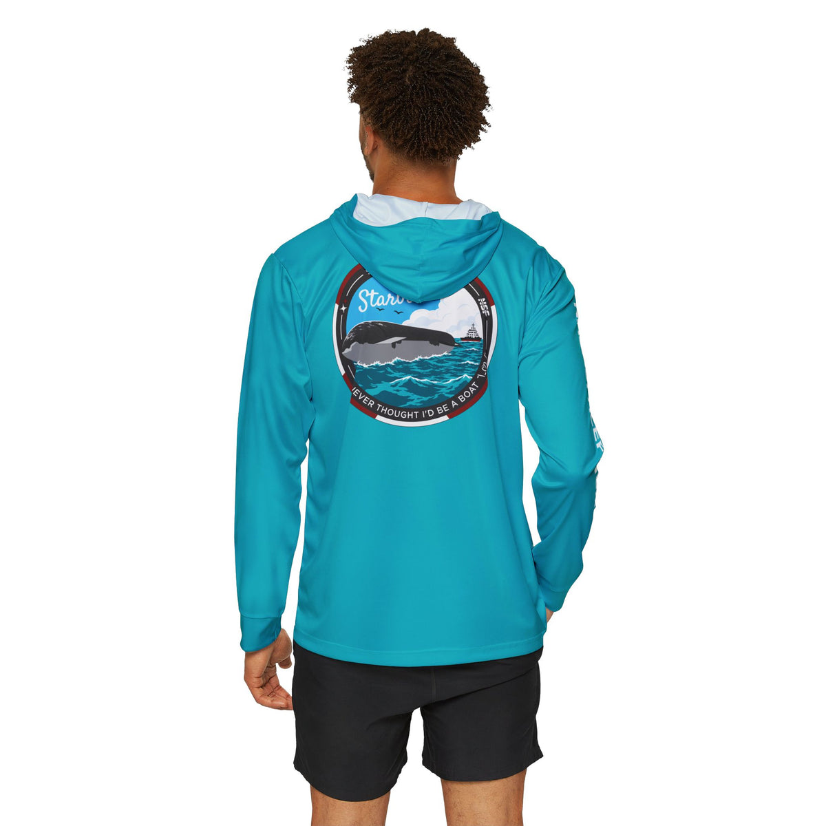 SpaceX Starship Float Test Hooded Long Sleeve - Blue