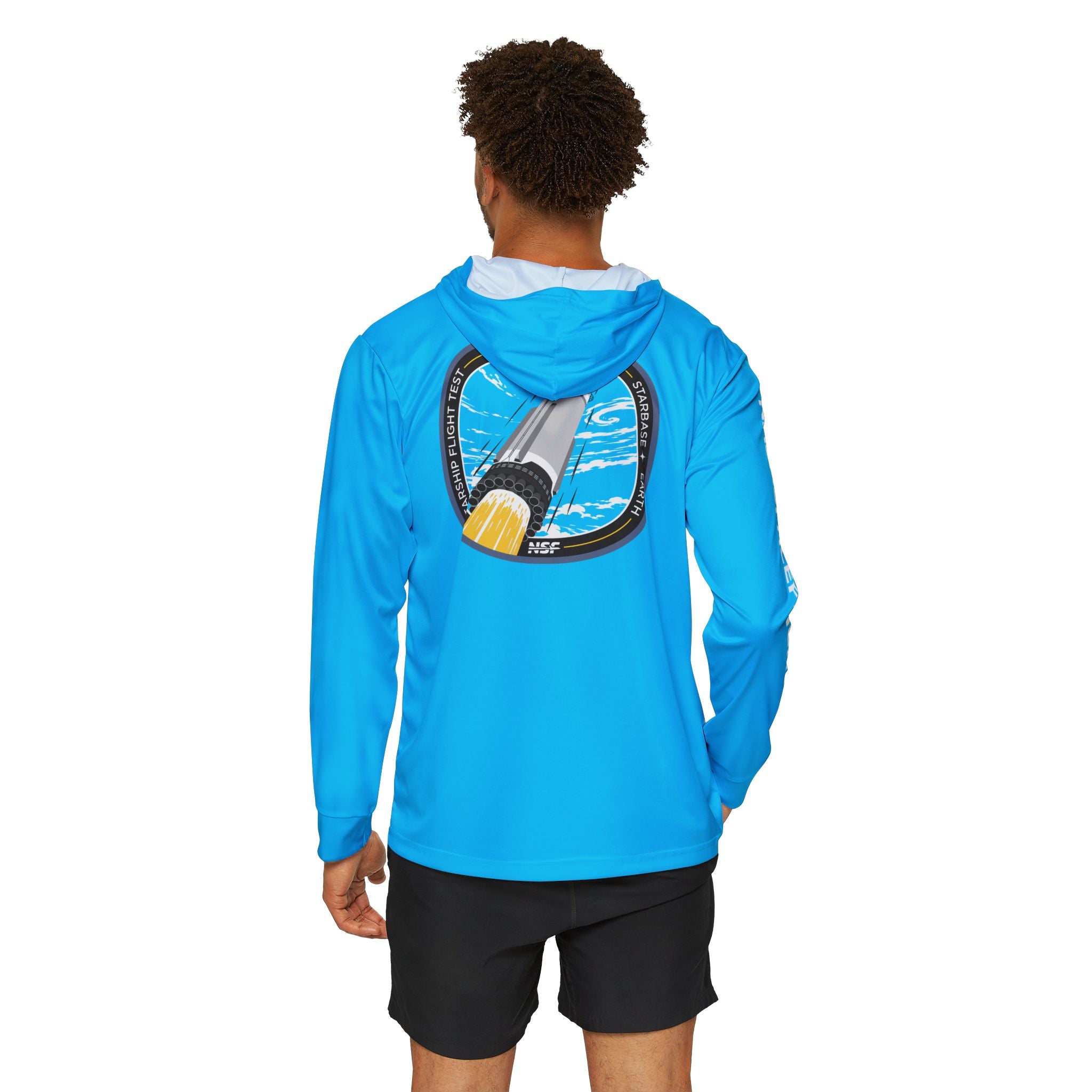 SpaceX Starship Flight 13 Sun Shirt - Blue | UPF 50