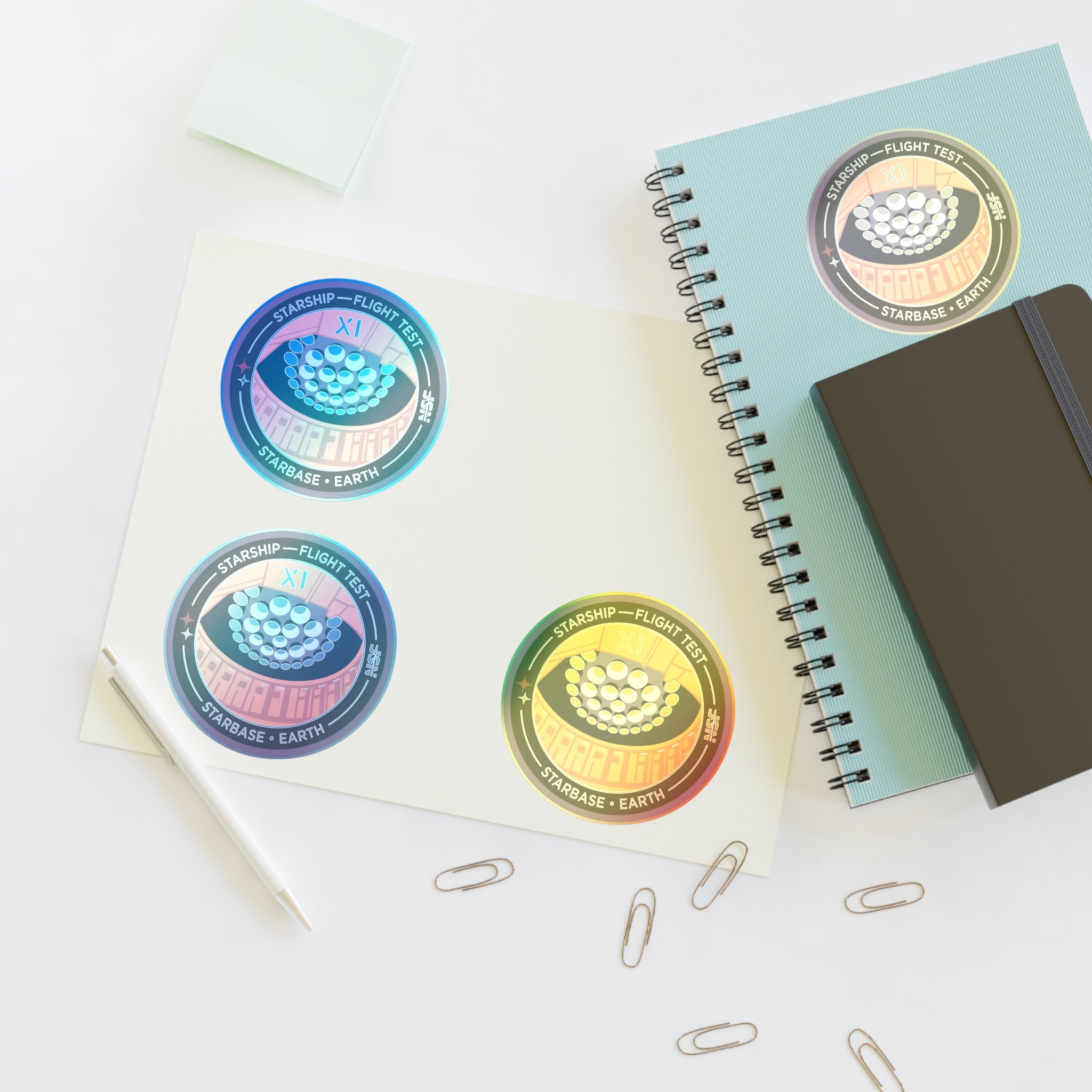 Starship Flight 11 - Sticker Sheet