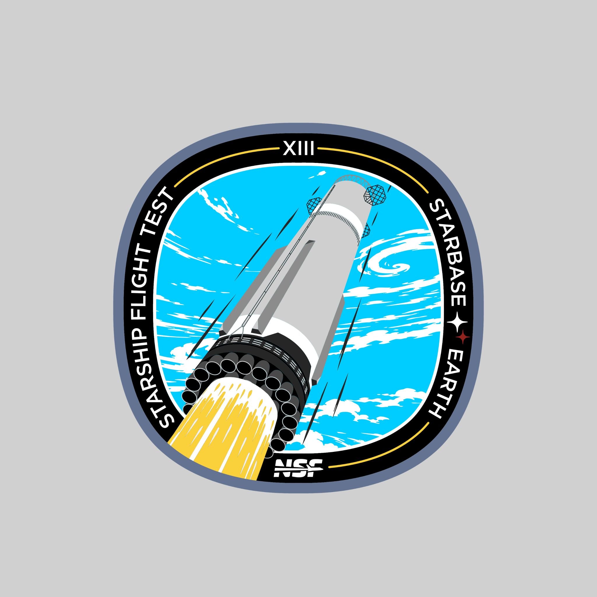 SpaceX Starship Flight 13 - Solar Long Sleeve Shirt | UPF 50+