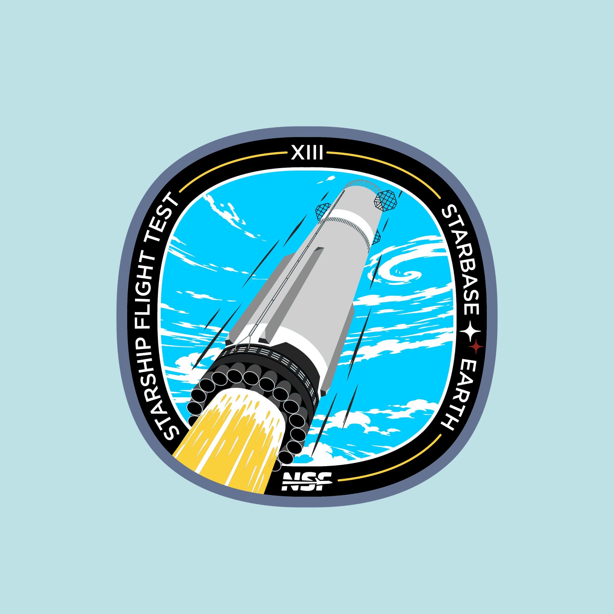 SpaceX Starship Flight 13 - Solar Long Sleeve Shirt | UPF 50+
