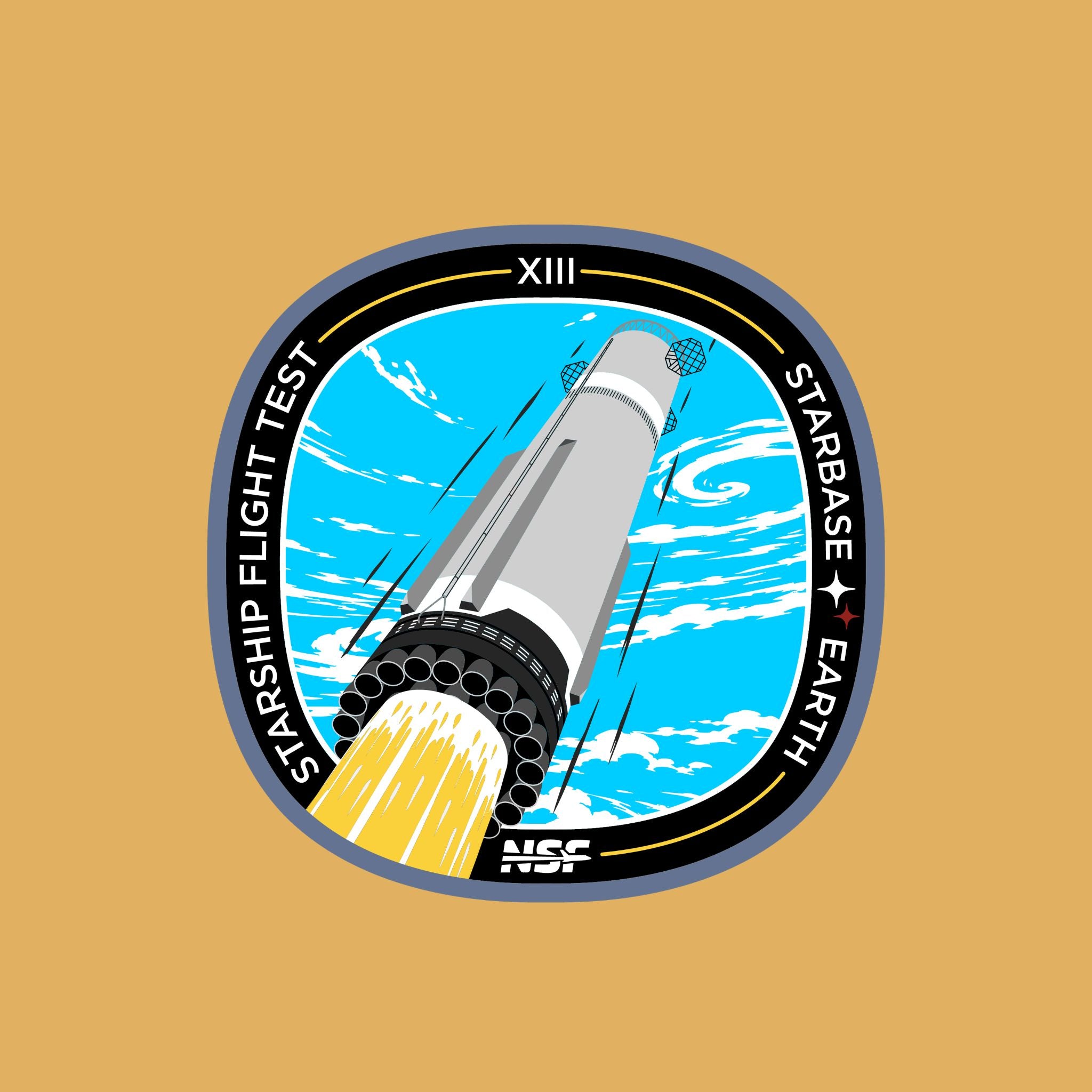 SpaceX Starship Flight 13 - Solar Long Sleeve Shirt | UPF 50+