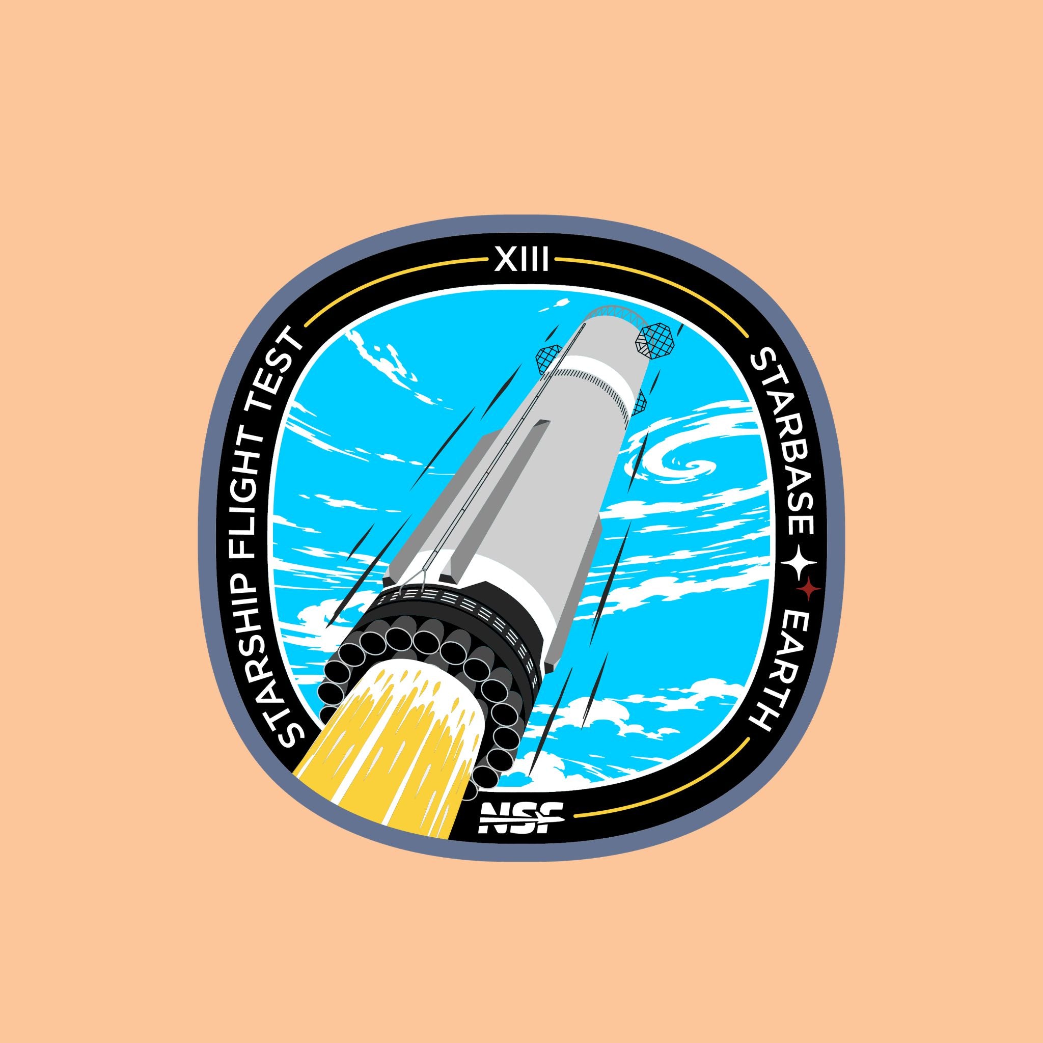 SpaceX Starship Flight 13 - Solar Long Sleeve Shirt | UPF 50+