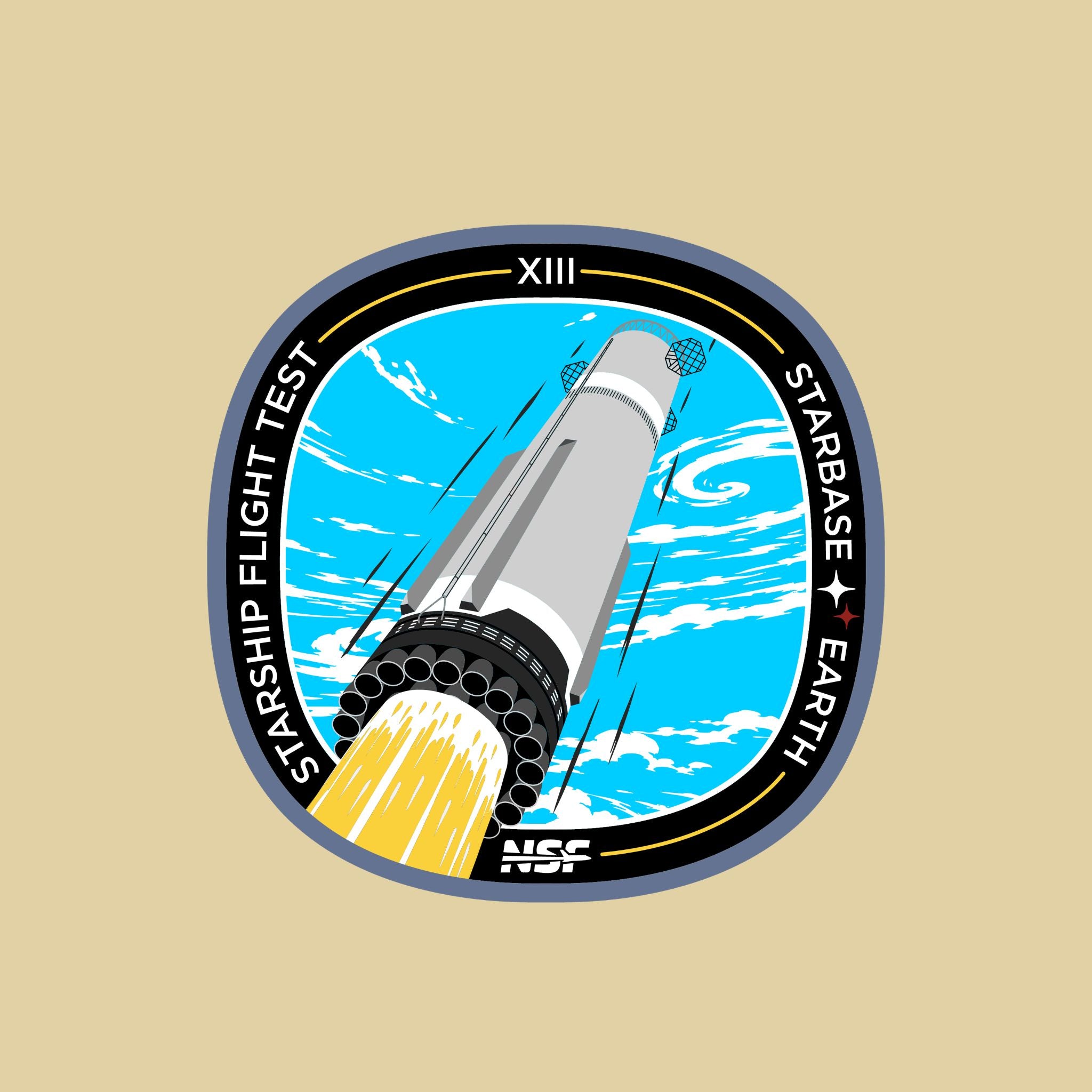 SpaceX Starship Flight 13 - Solar Long Sleeve Shirt | UPF 50+