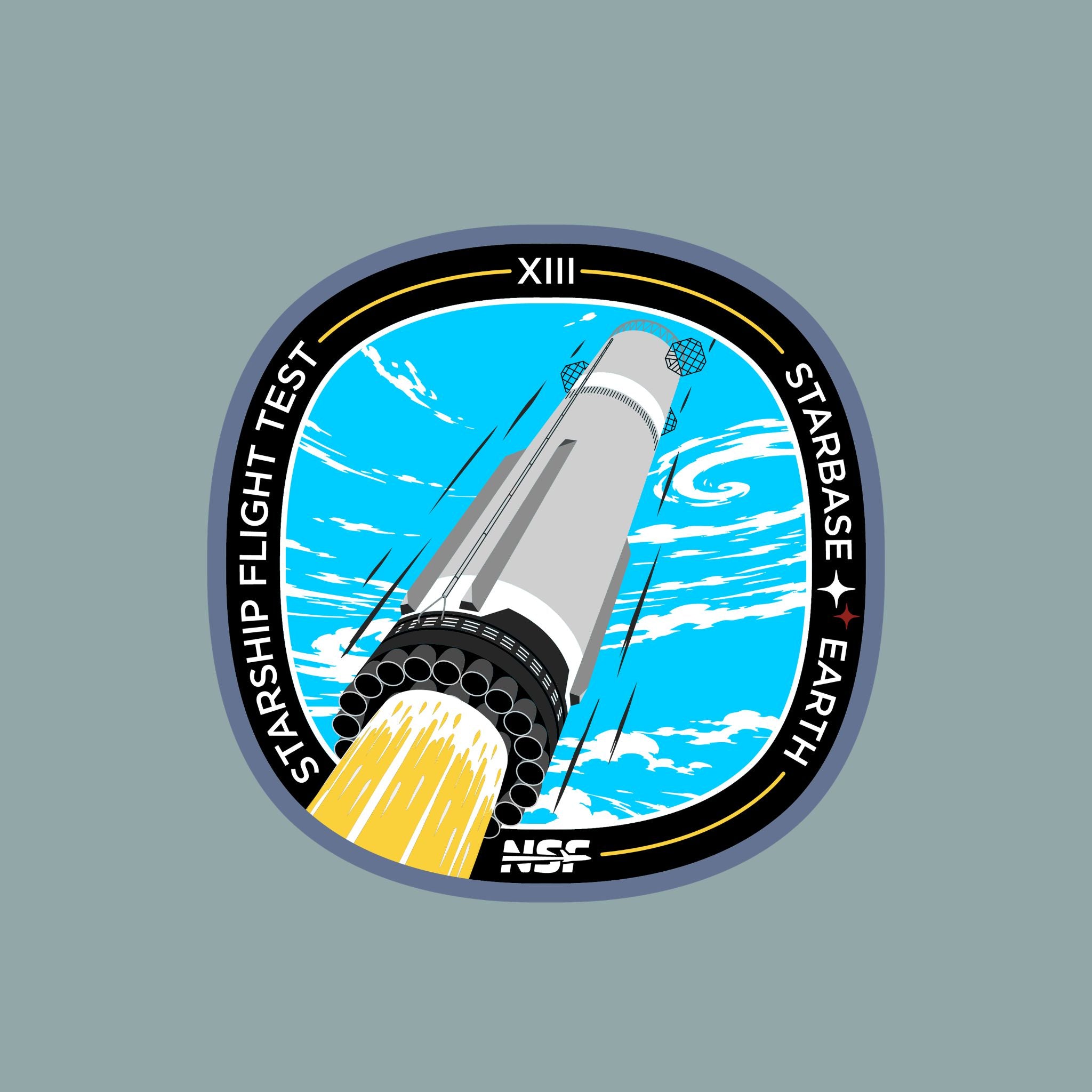 SpaceX Starship Flight 13 - Solar Long Sleeve Shirt | UPF 50+
