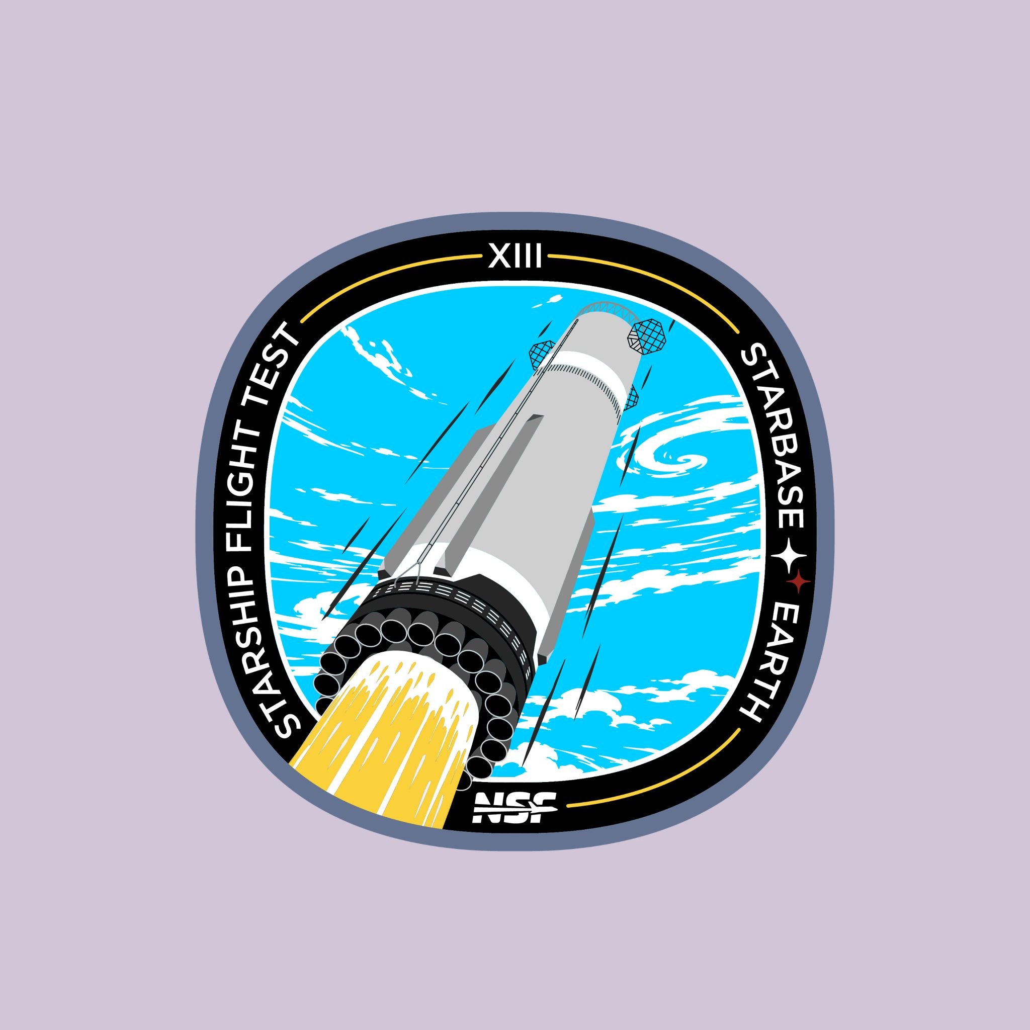 SpaceX Starship Flight 13 - Solar Long Sleeve Shirt | UPF 50+