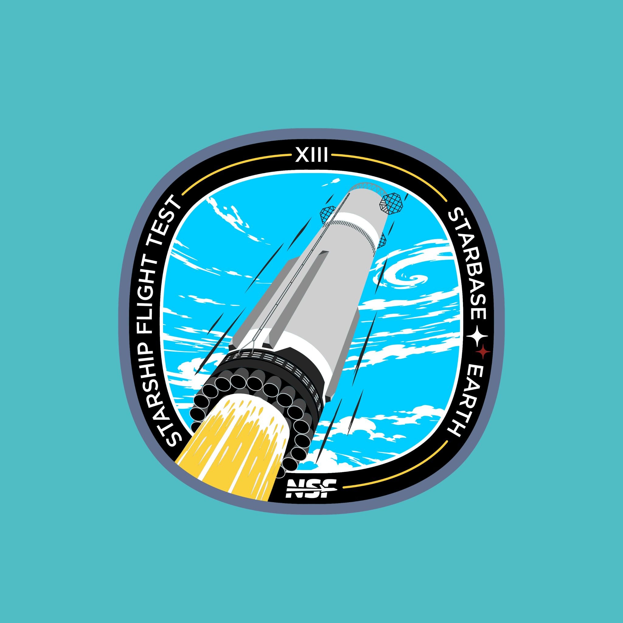 SpaceX Starship Flight 13 - Solar Long Sleeve Shirt | UPF 50+