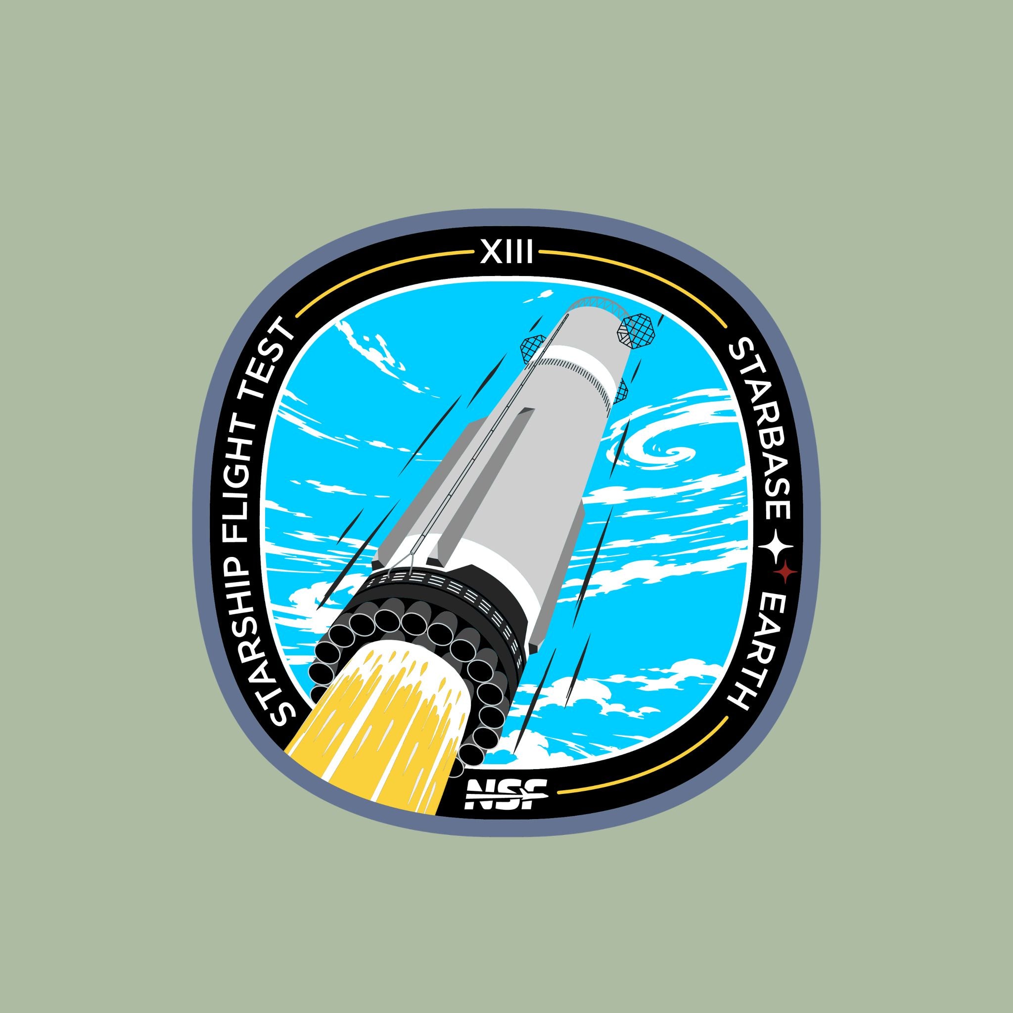 SpaceX Starship Flight 13 - Solar Long Sleeve Shirt | UPF 50+