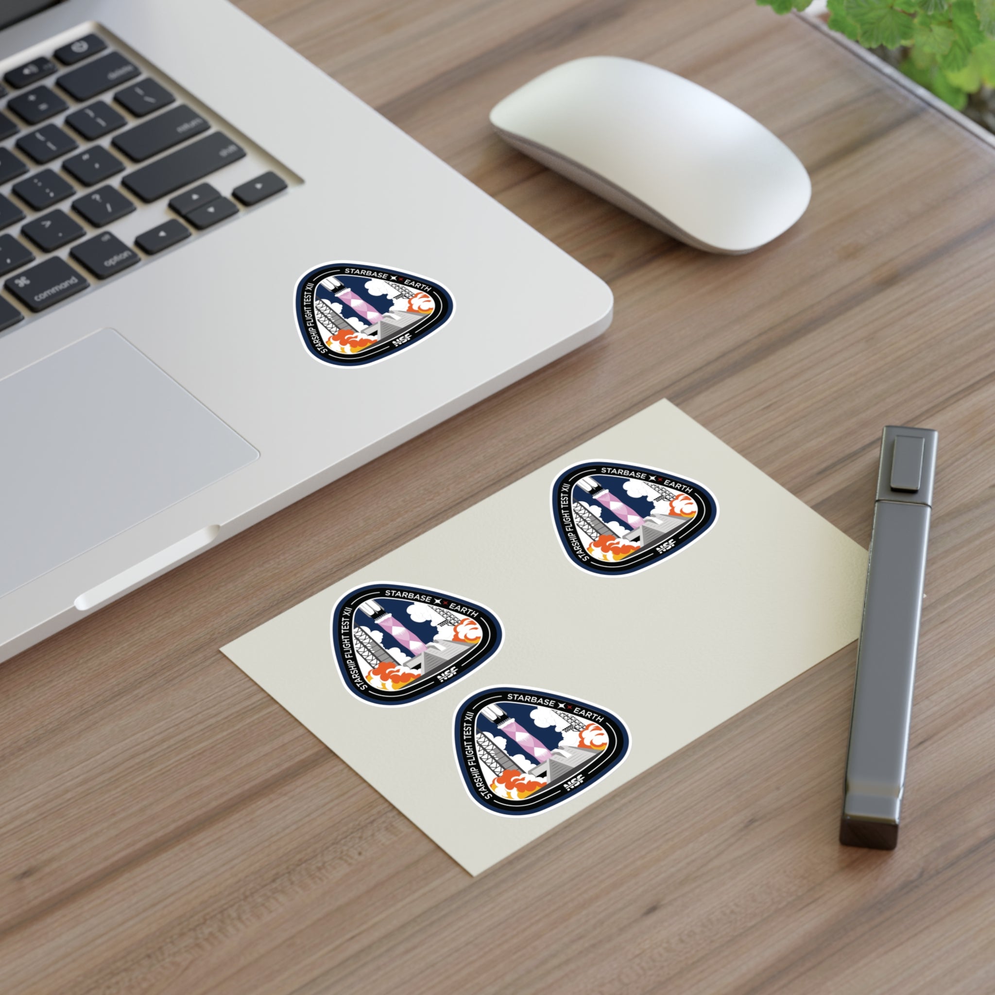 Starship Flight 12 - Sticker Sheet