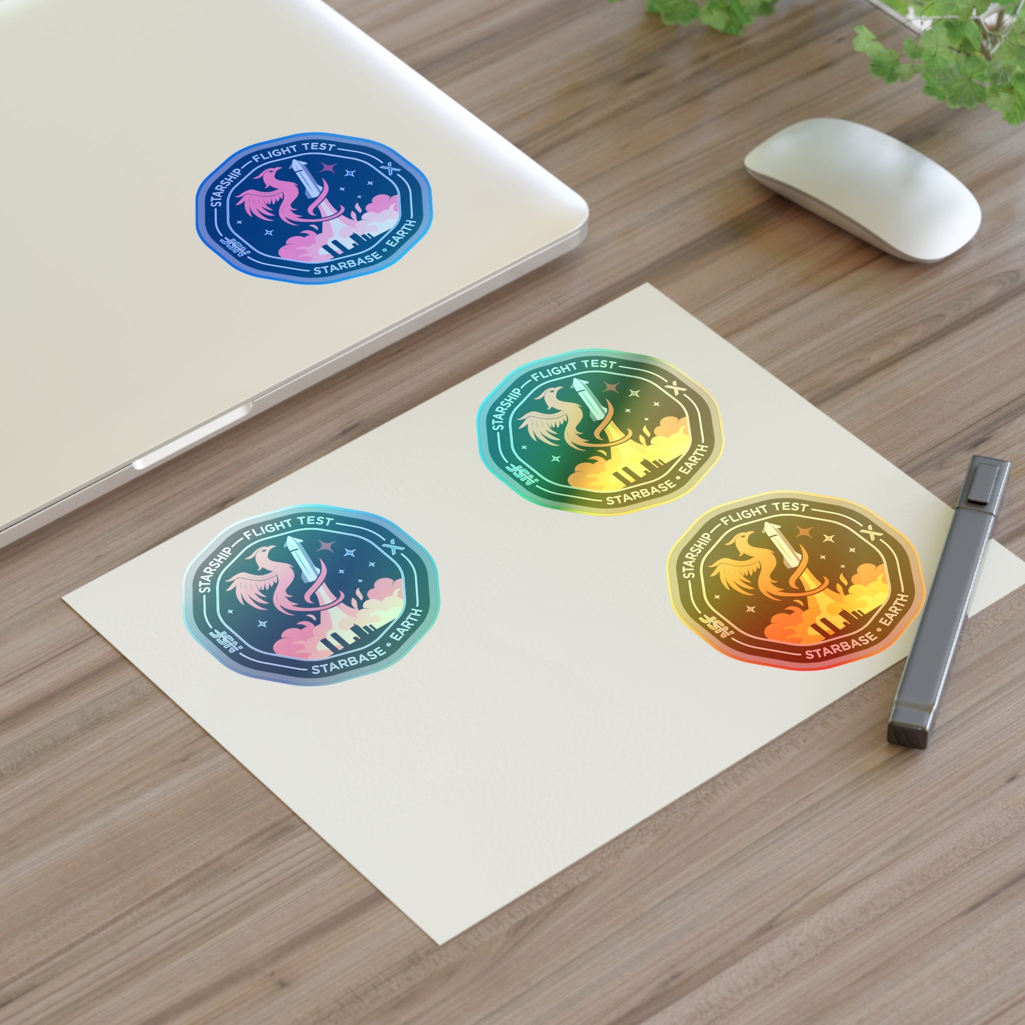 Starship Patch 10 Sticker Sheet