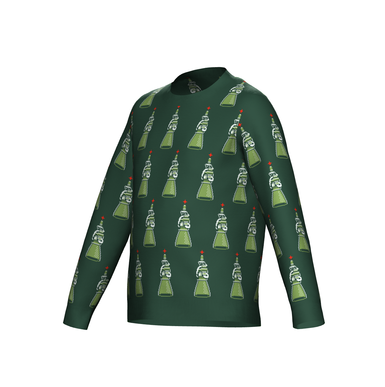 Raptor Knitted Holiday Sweater