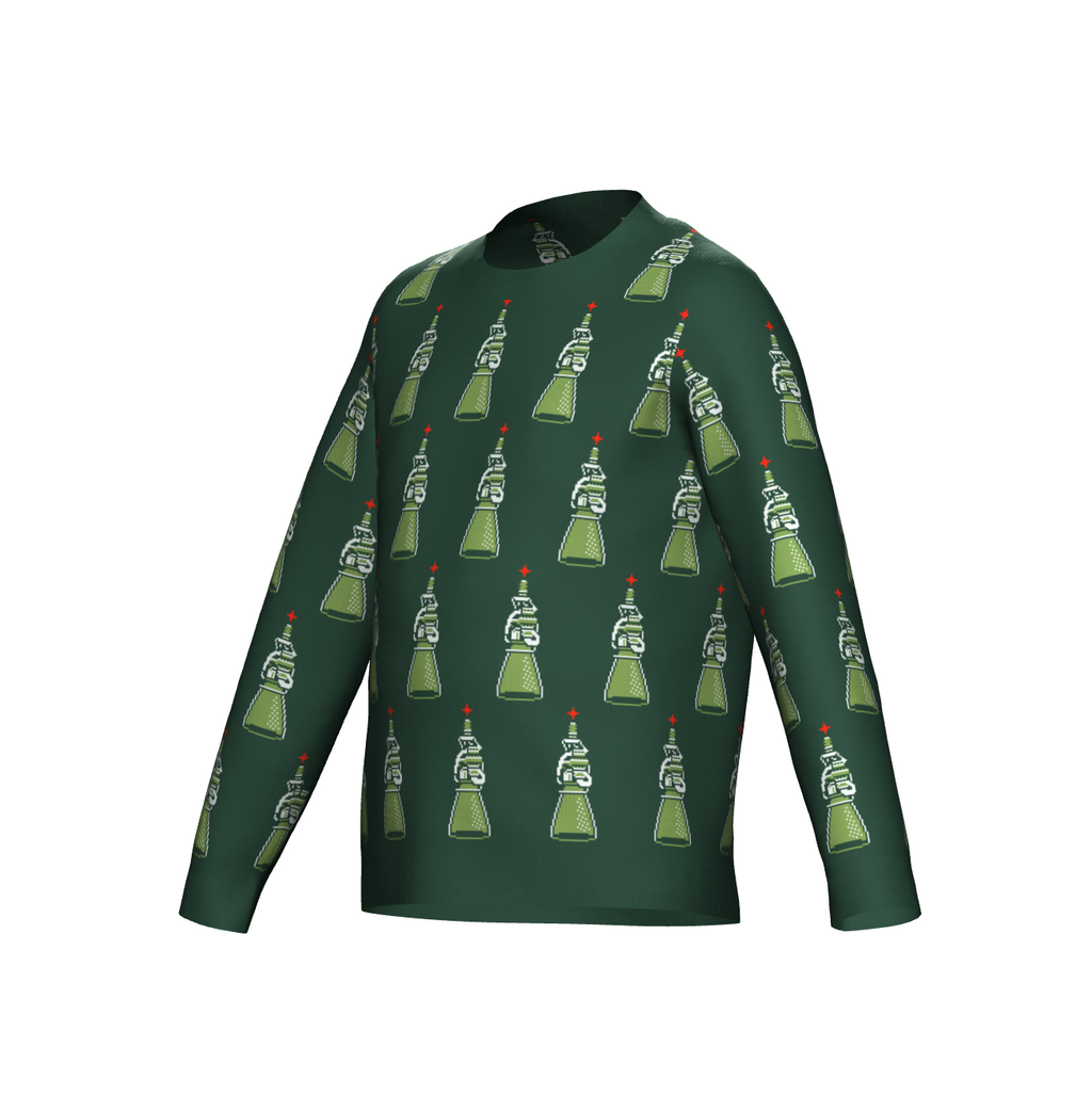 Sweter Raptor Raptor Knitted Holiday Sweater