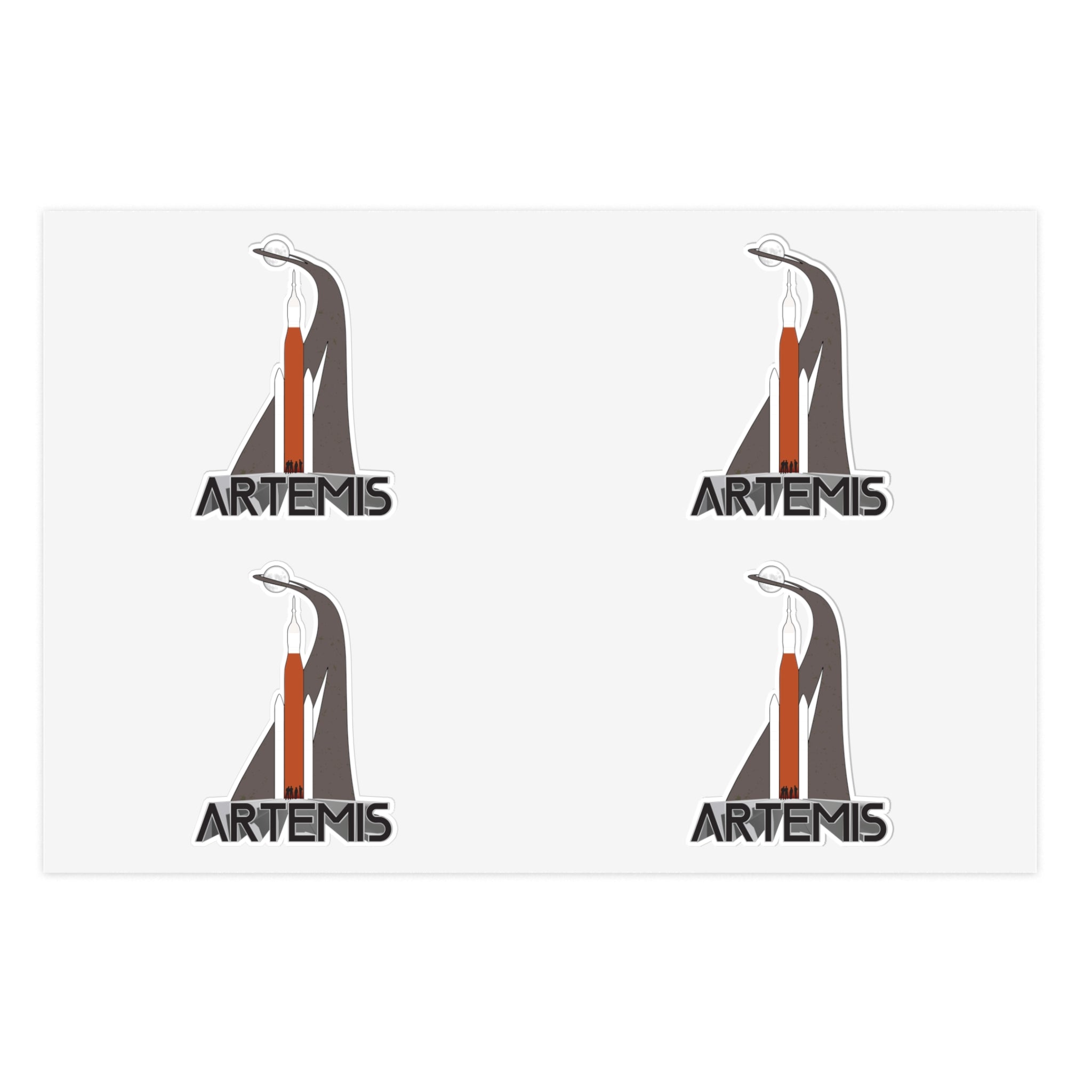 Artemis II Vintage - Sticker Sheet
