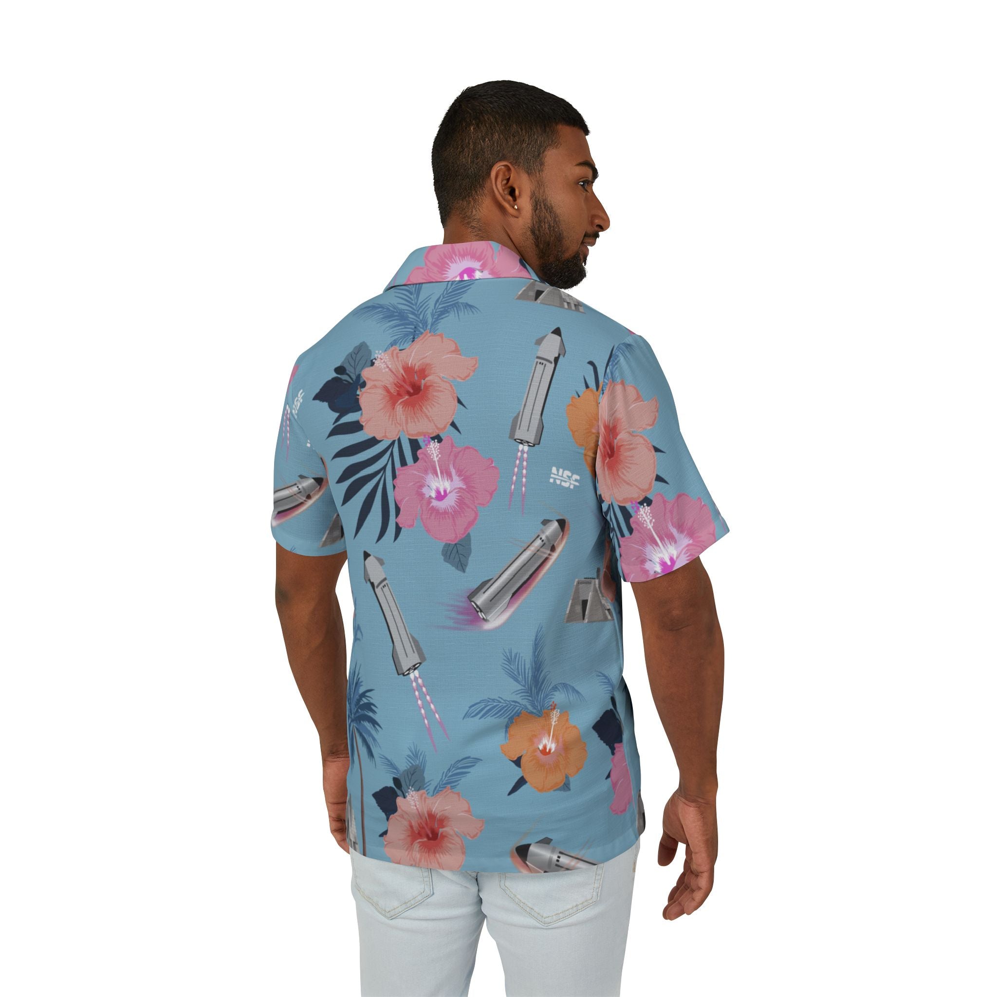 Blue Starship - Hawaiian Shirt