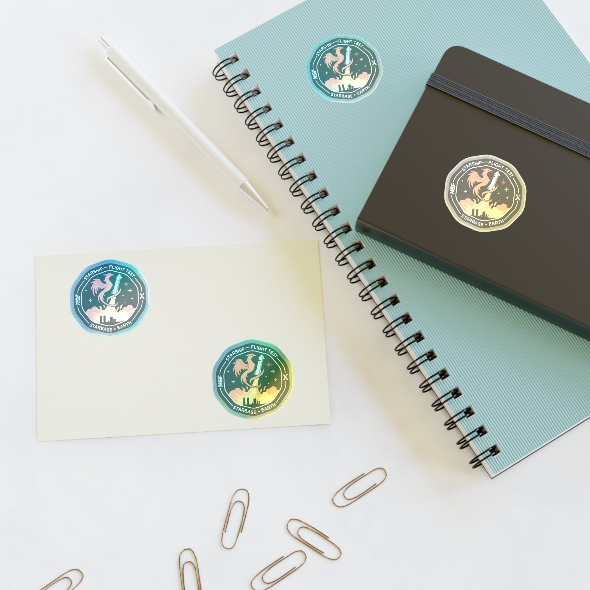 Starship Patch 10 Sticker Sheet