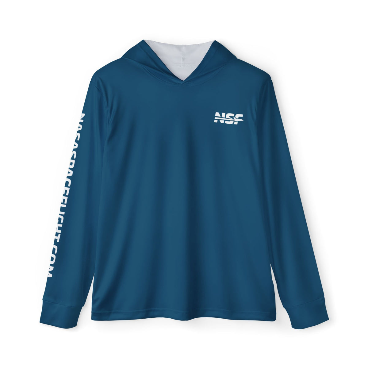 SpaceX Starship Flight 14 Hooded Long Sleeve  - Blue