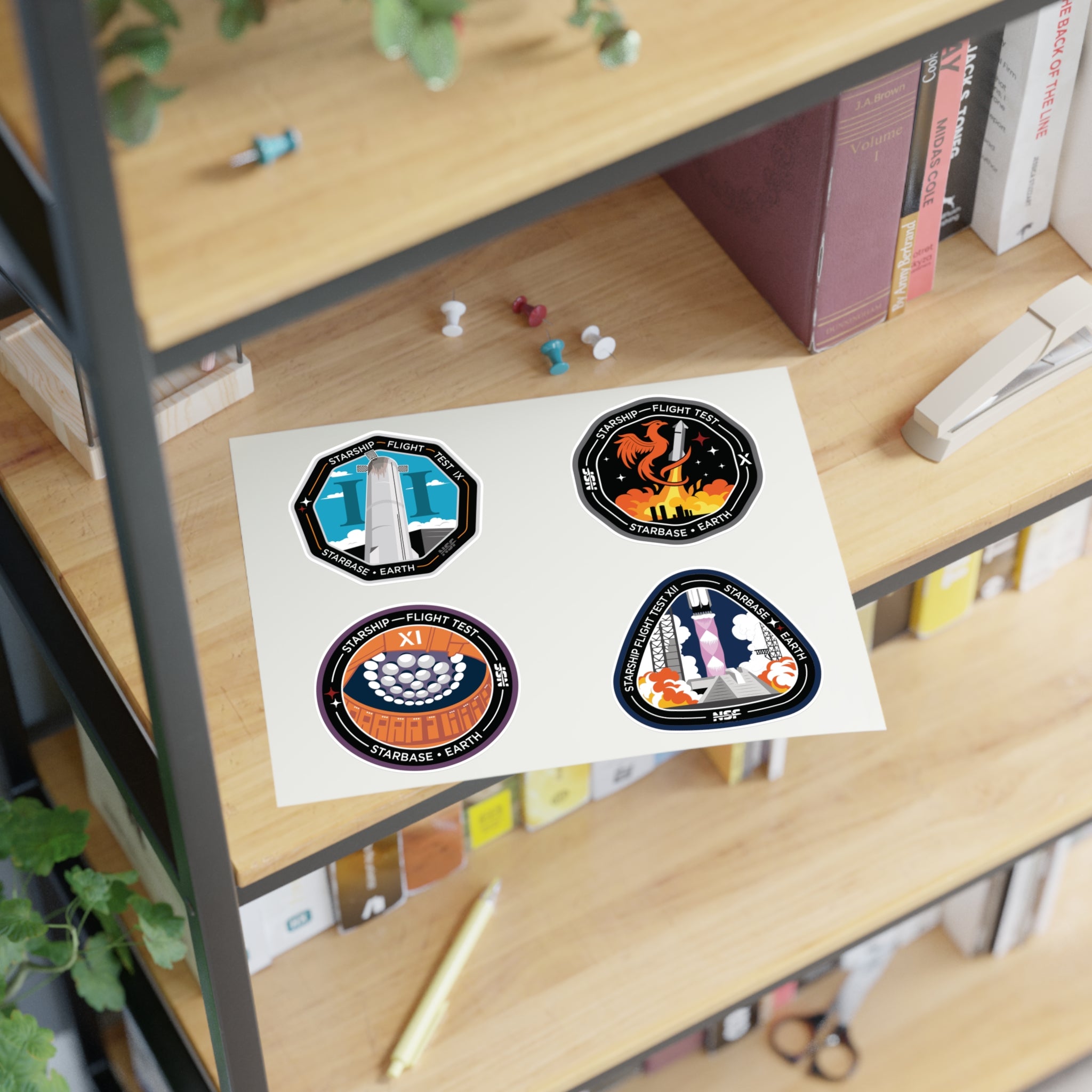 Starship Patch 9/10/11/12 - Sticker Sheet