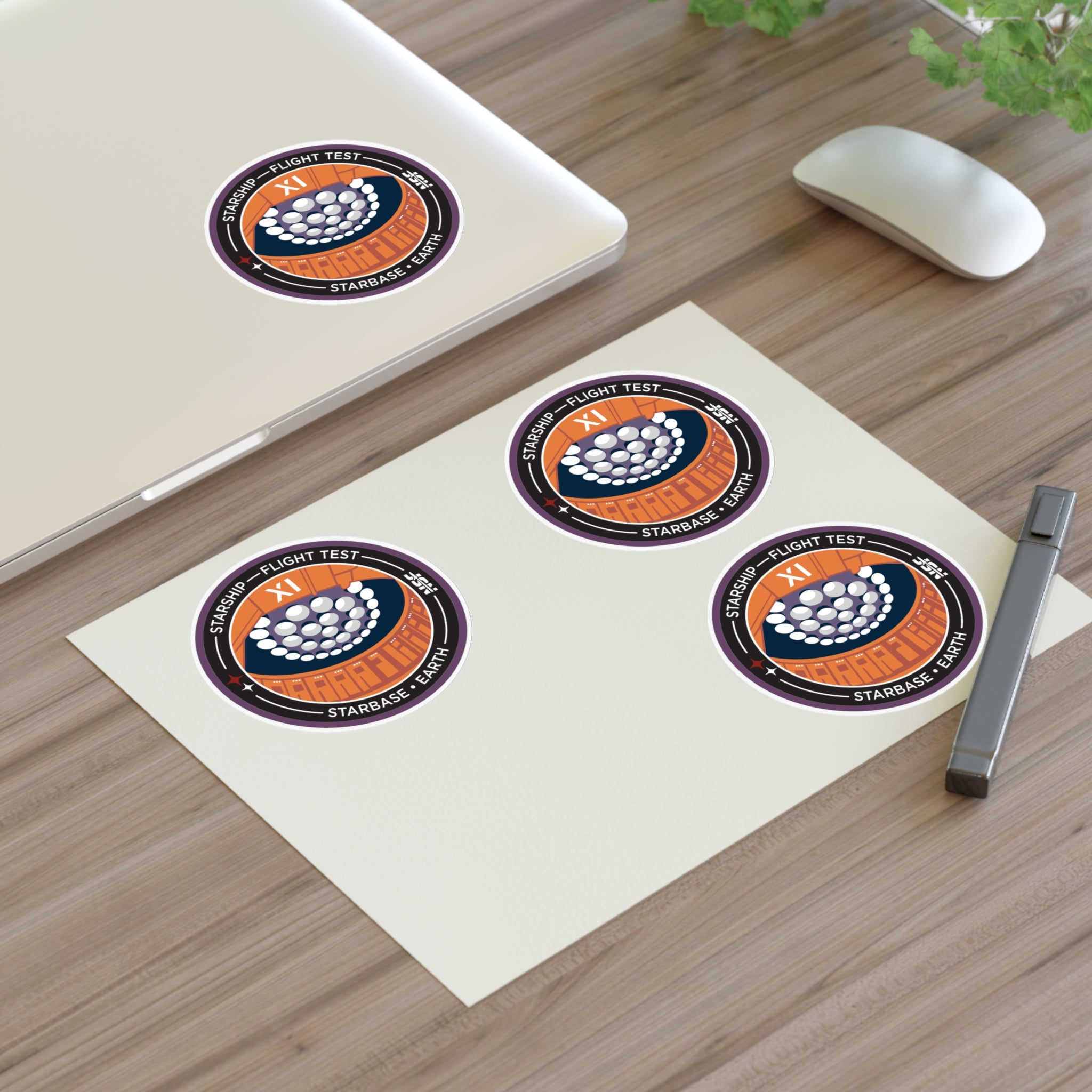 Starship Flight 11 - Sticker Sheet