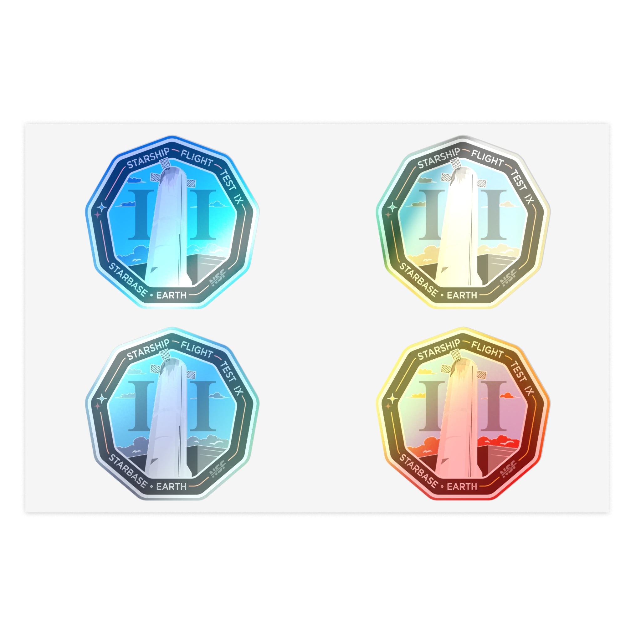Starship Patch 9 Sticker Sheet