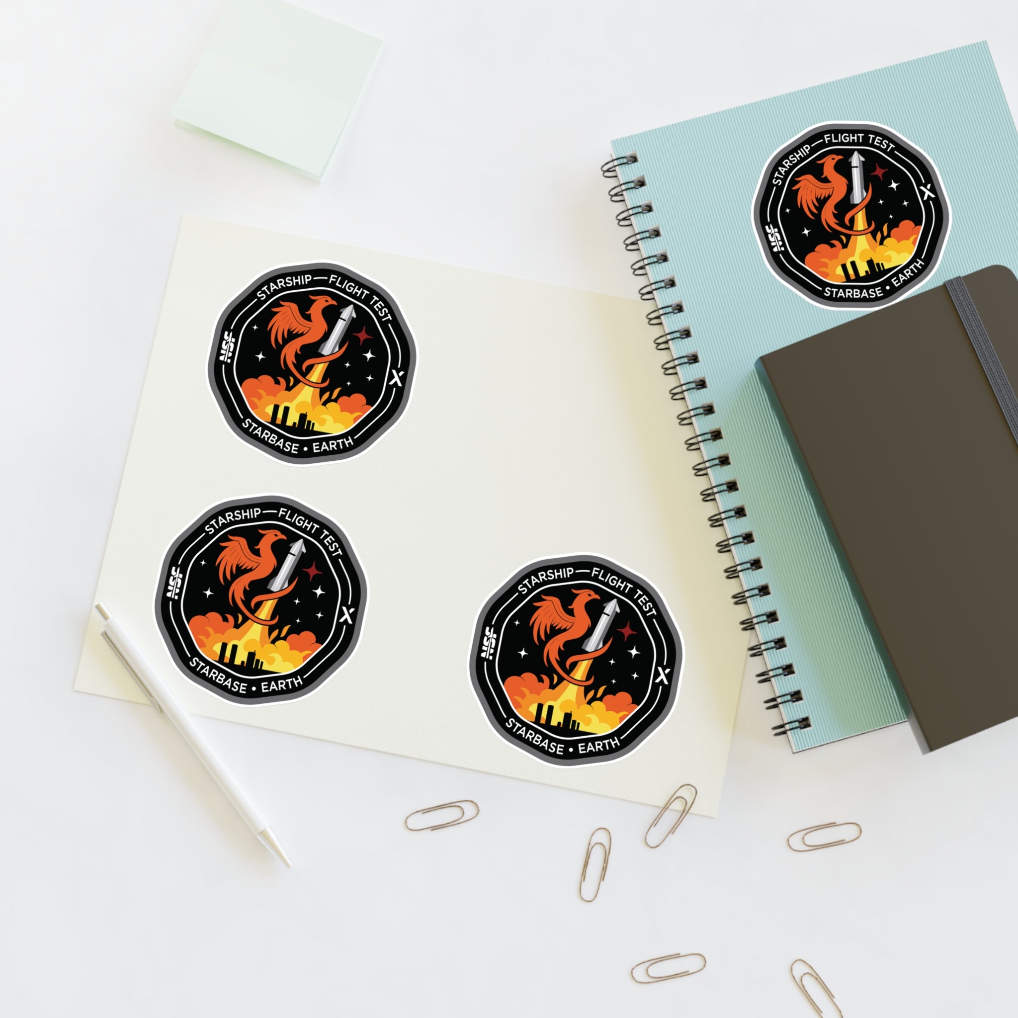 Starship Patch 10 Sticker Sheet