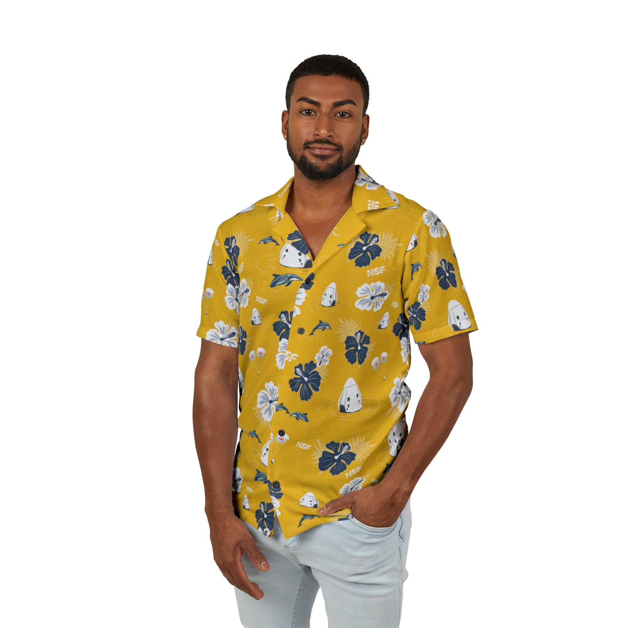 Yellow Dragon Hawaiian Shirt