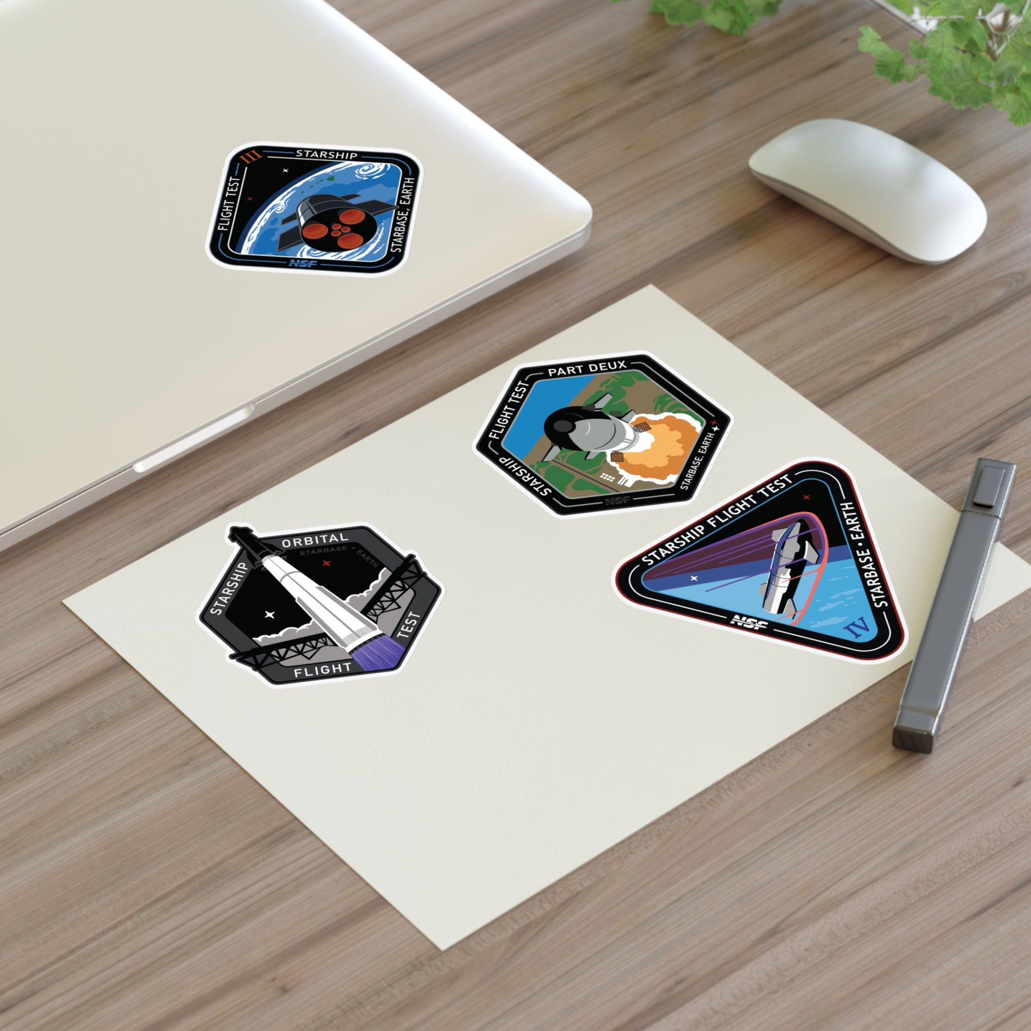 Starship Patch 1-4 Sticker Sheet