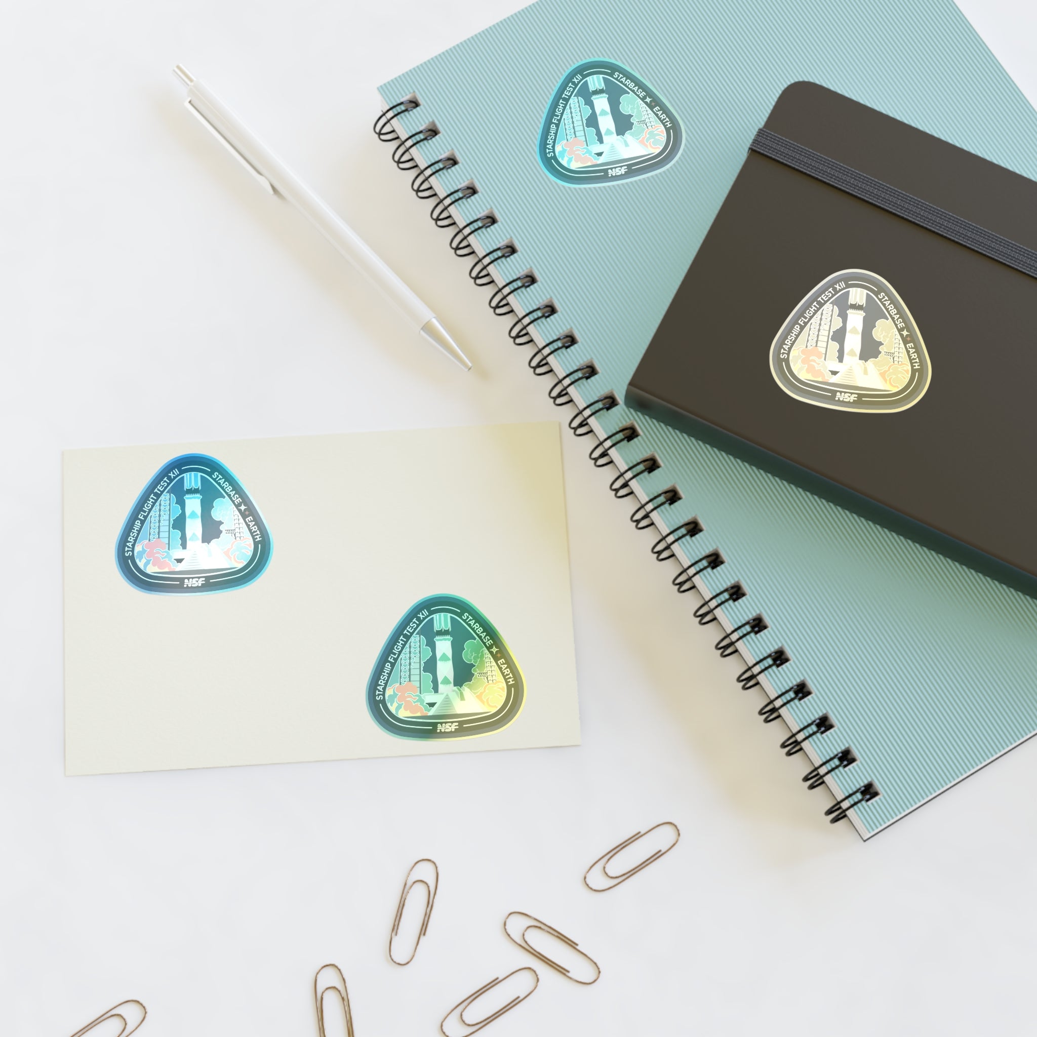 Starship Flight 12 - Sticker Sheet