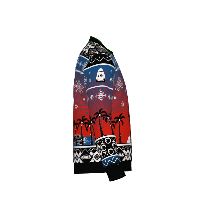 Crew Launch Christmas - Crew Dragon Knitted Sweater