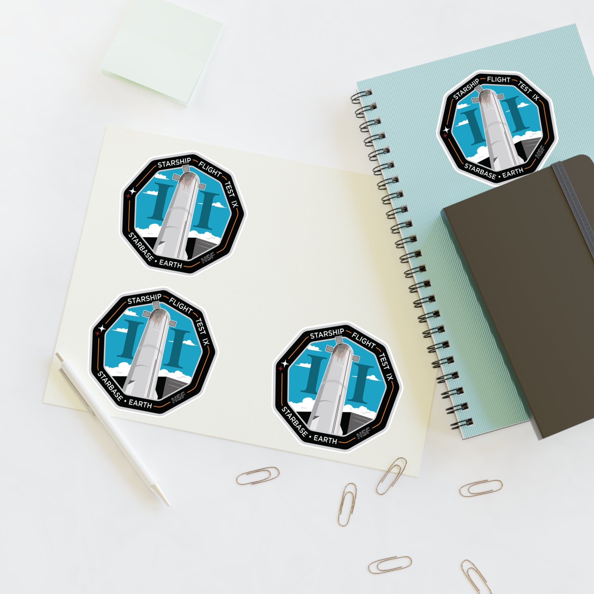 Starship Patch 9 Sticker Sheet