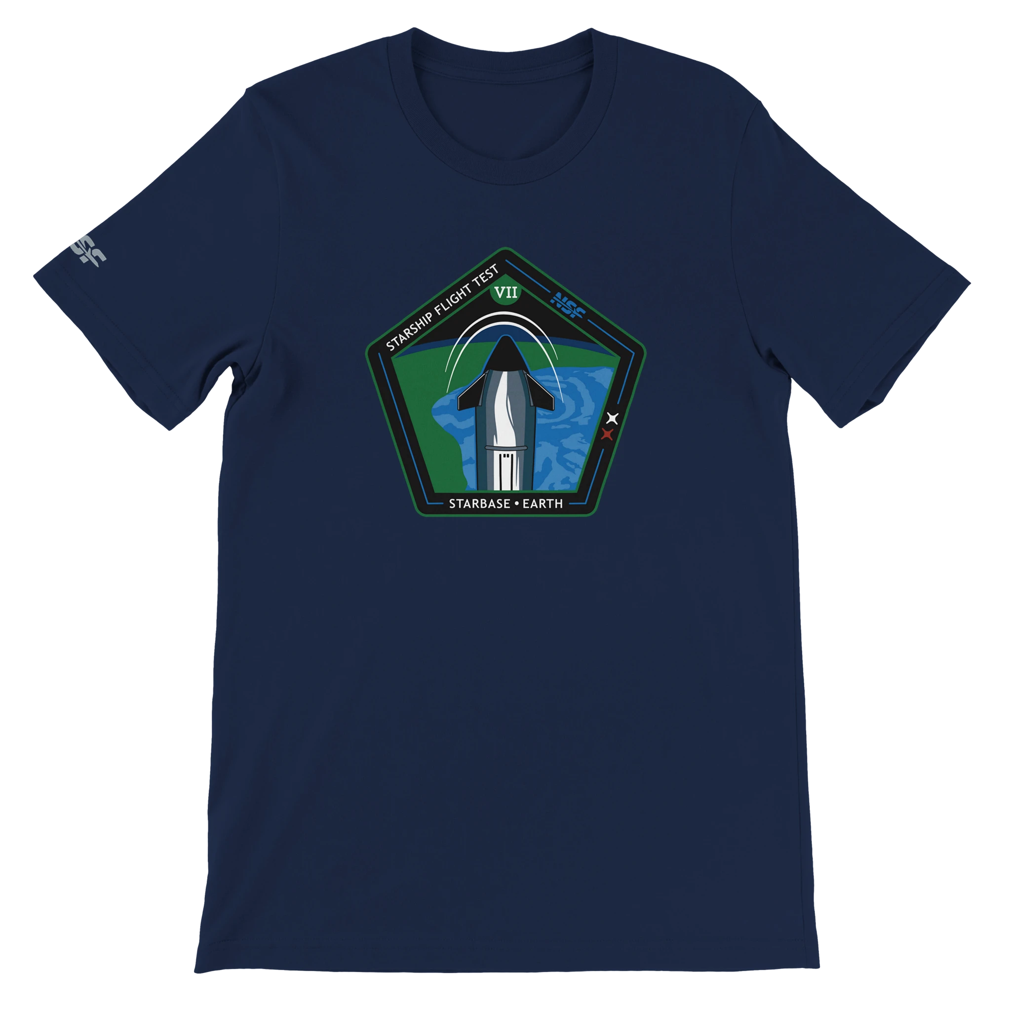 Amazon.com: The official NASA Insignia T-Shirt | 2 sided