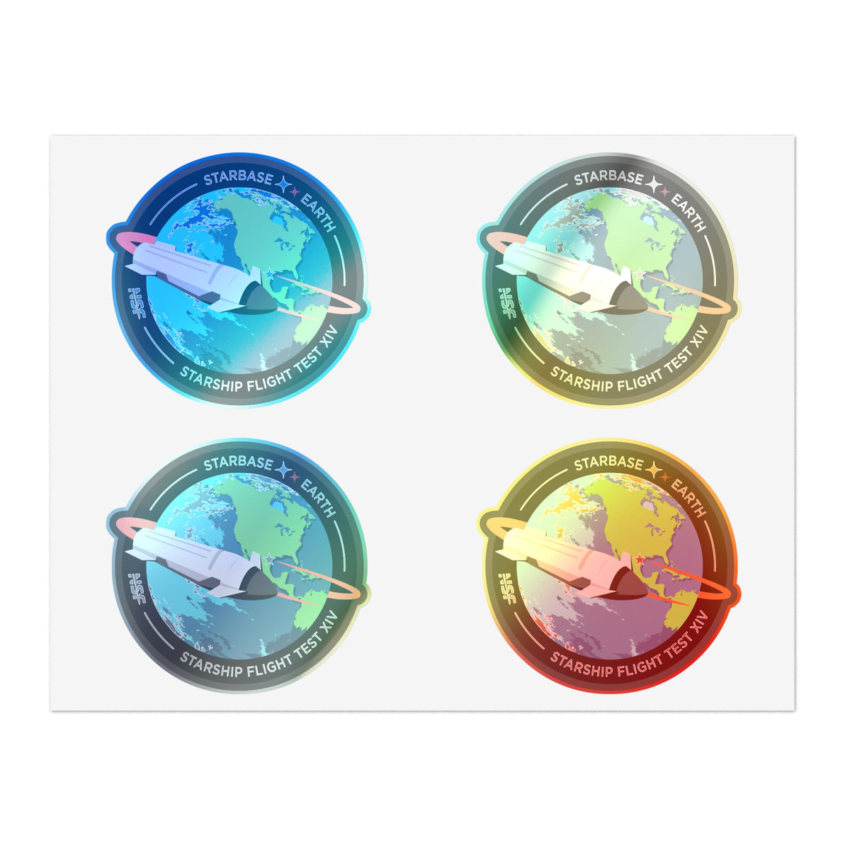 SpaceX Starship Flight 14 - Sticker Sheet