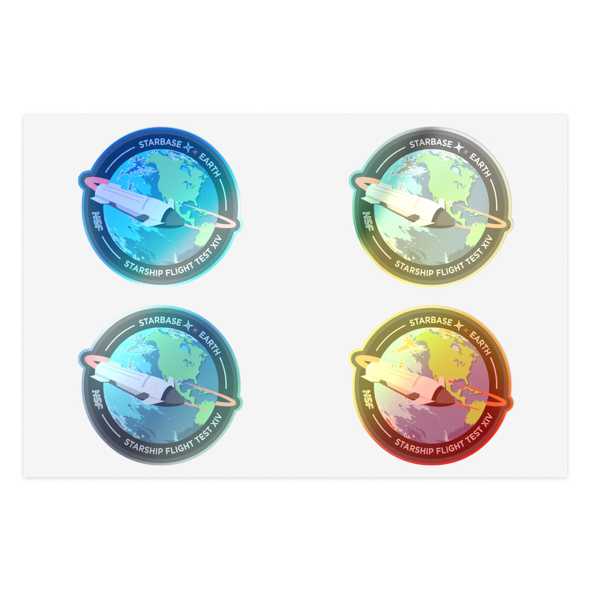 SpaceX Starship Flight 14 - Sticker Sheet