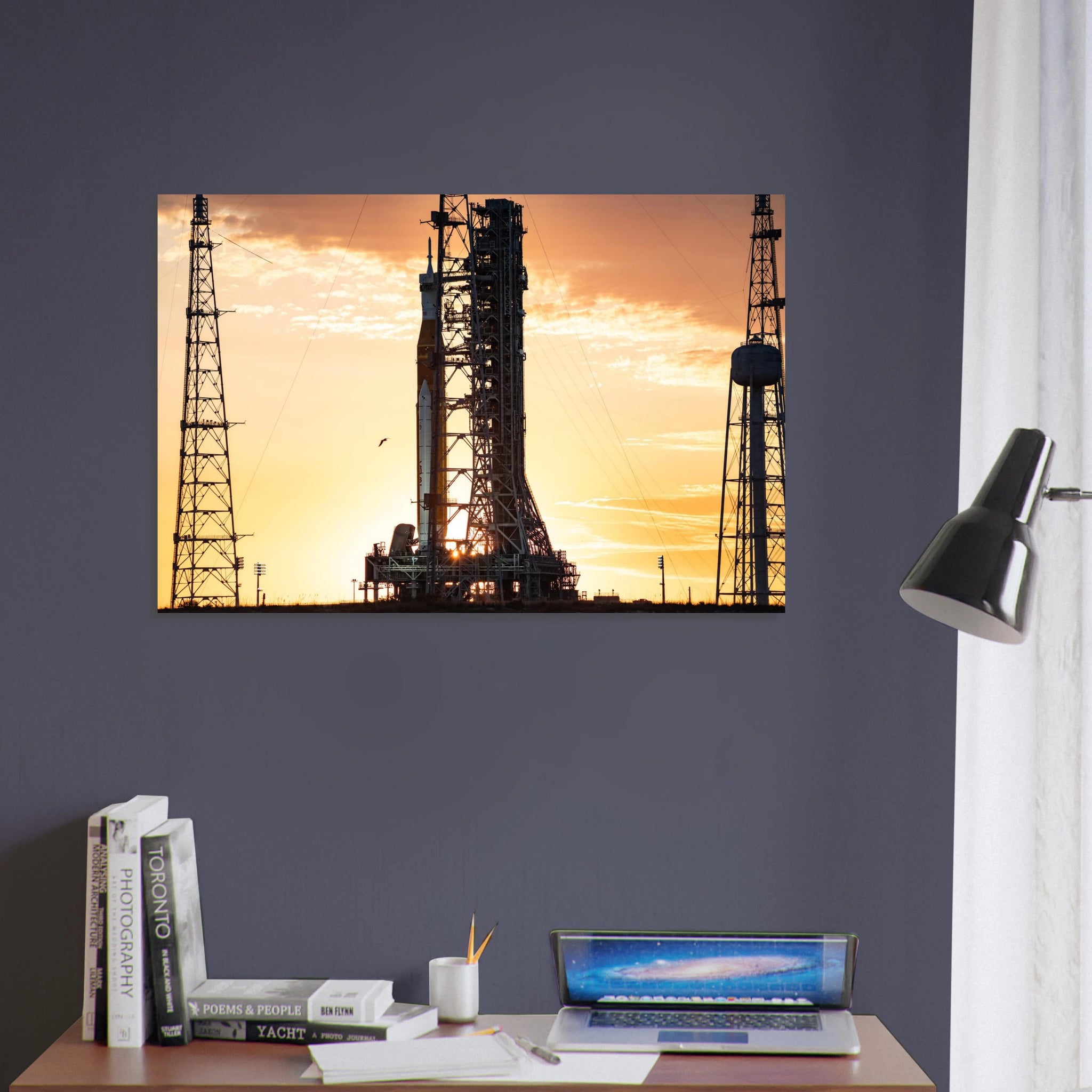 SLS and the Sky, It's Orange!