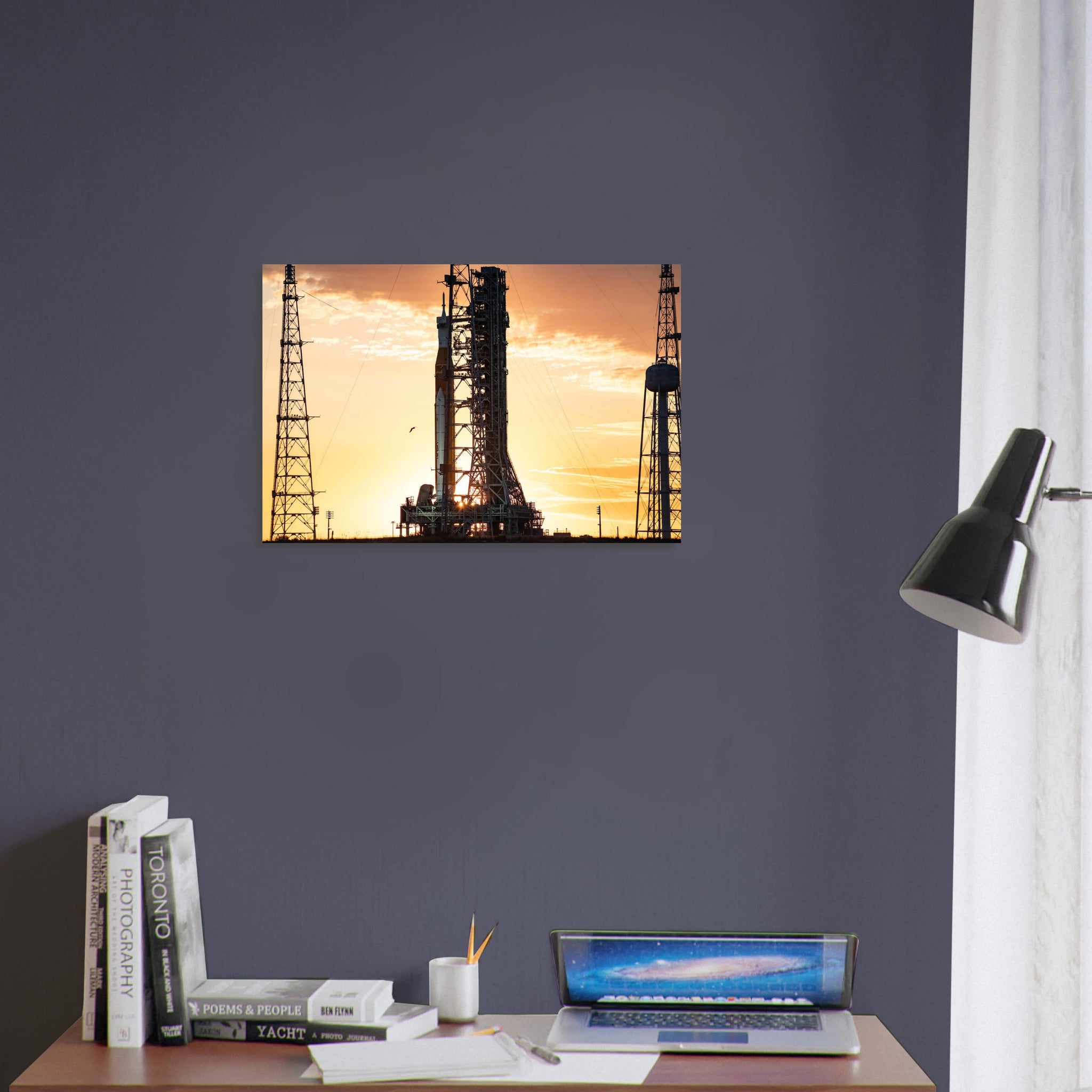 SLS and the Sky, It's Orange!